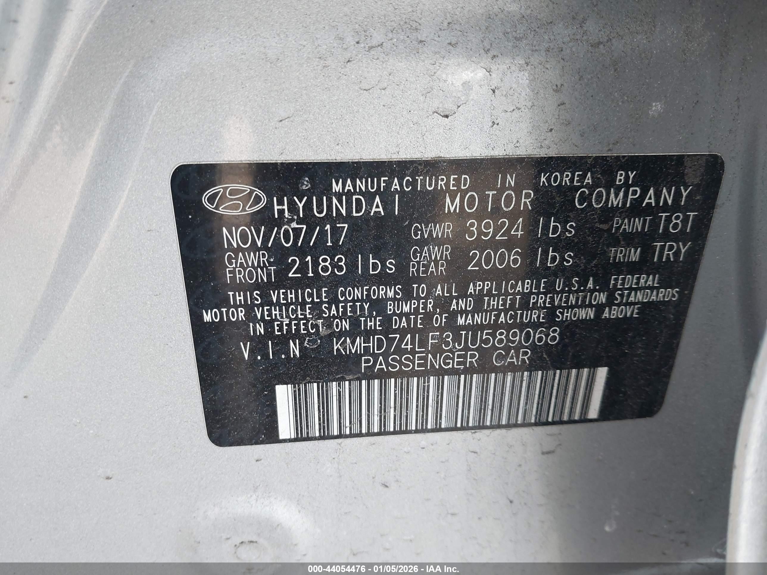 HYUNDAI ELANTRA image 9