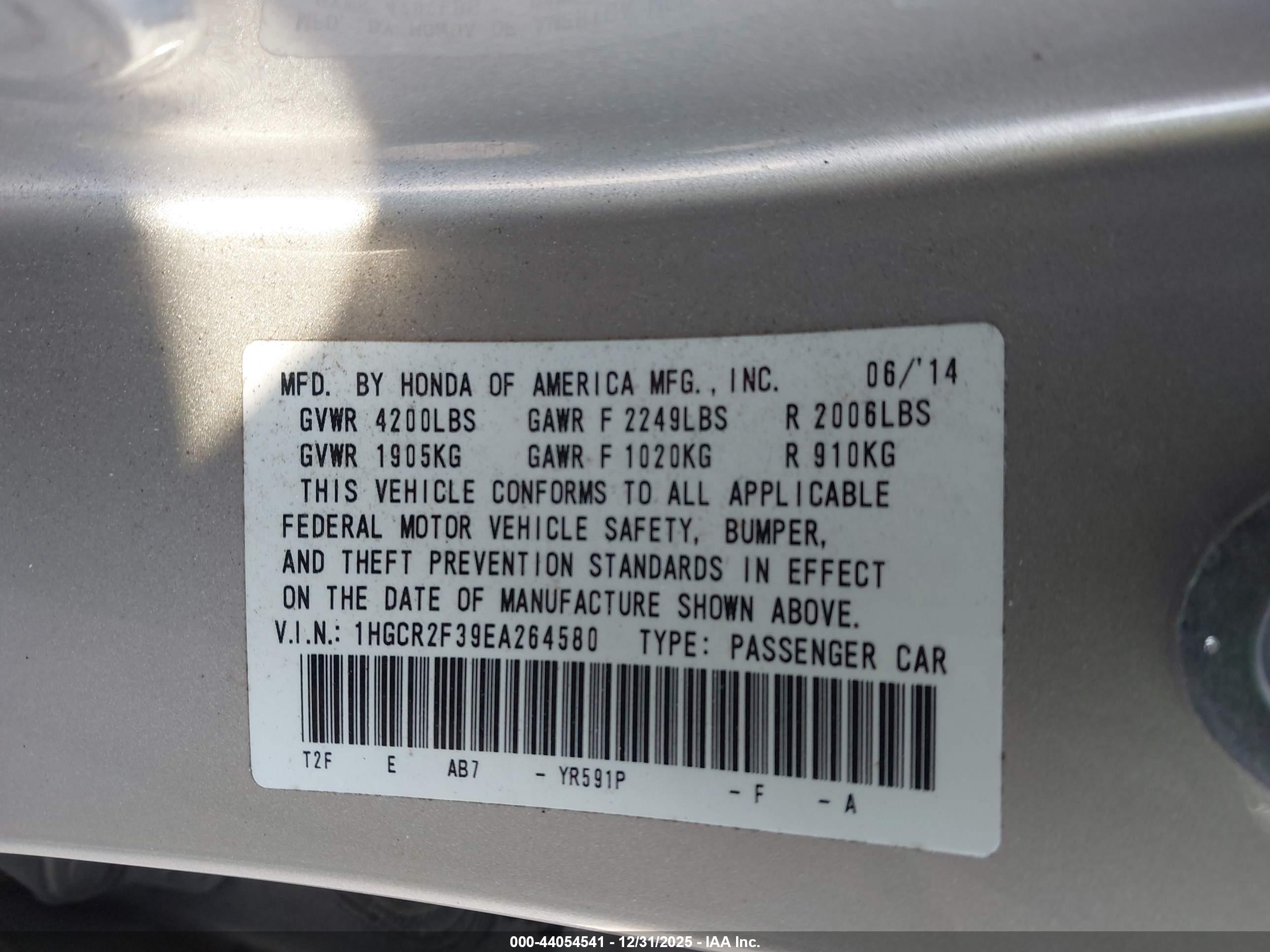 HONDA ACCORD image 9