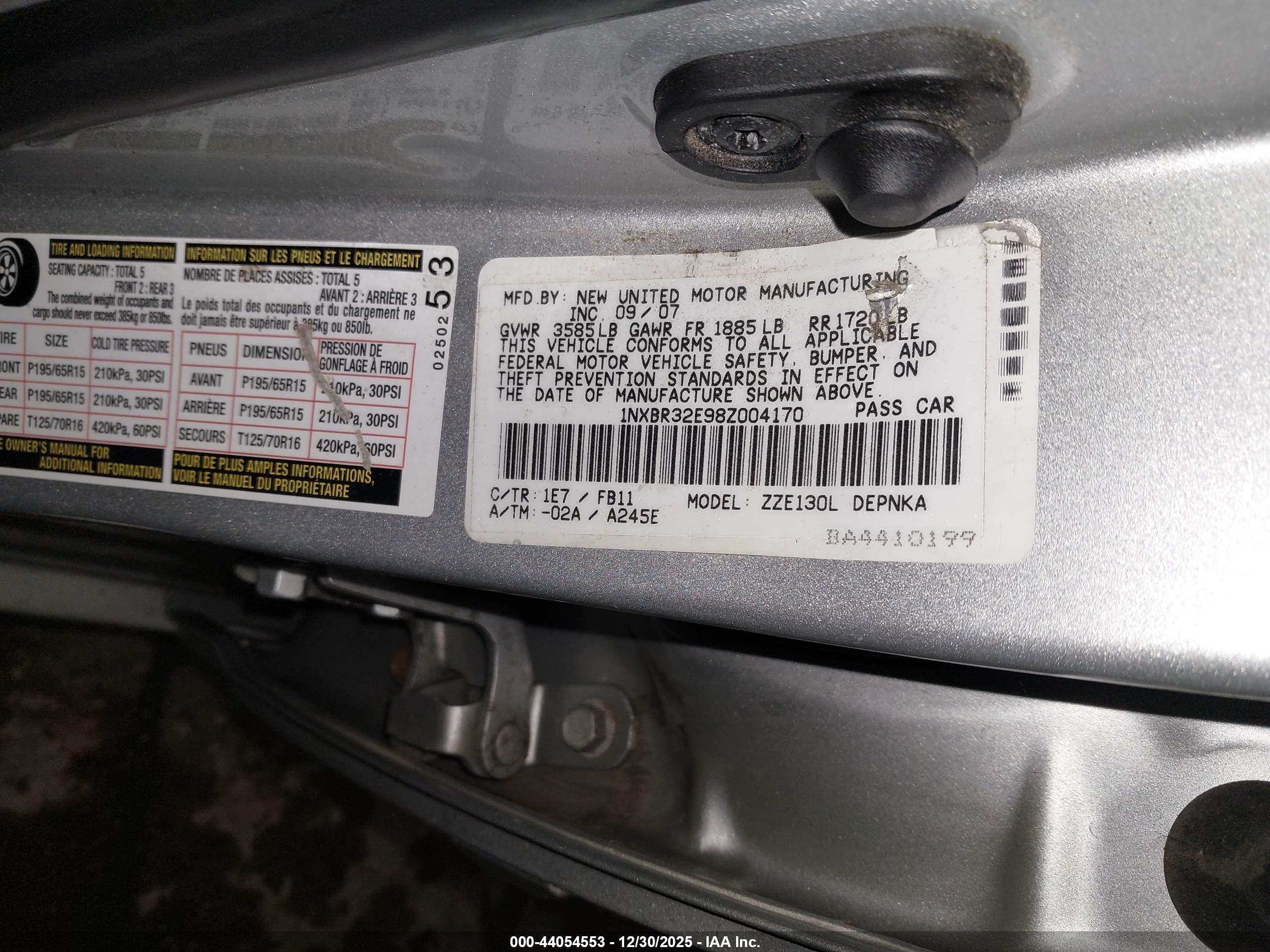 TOYOTA COROLLA image 9