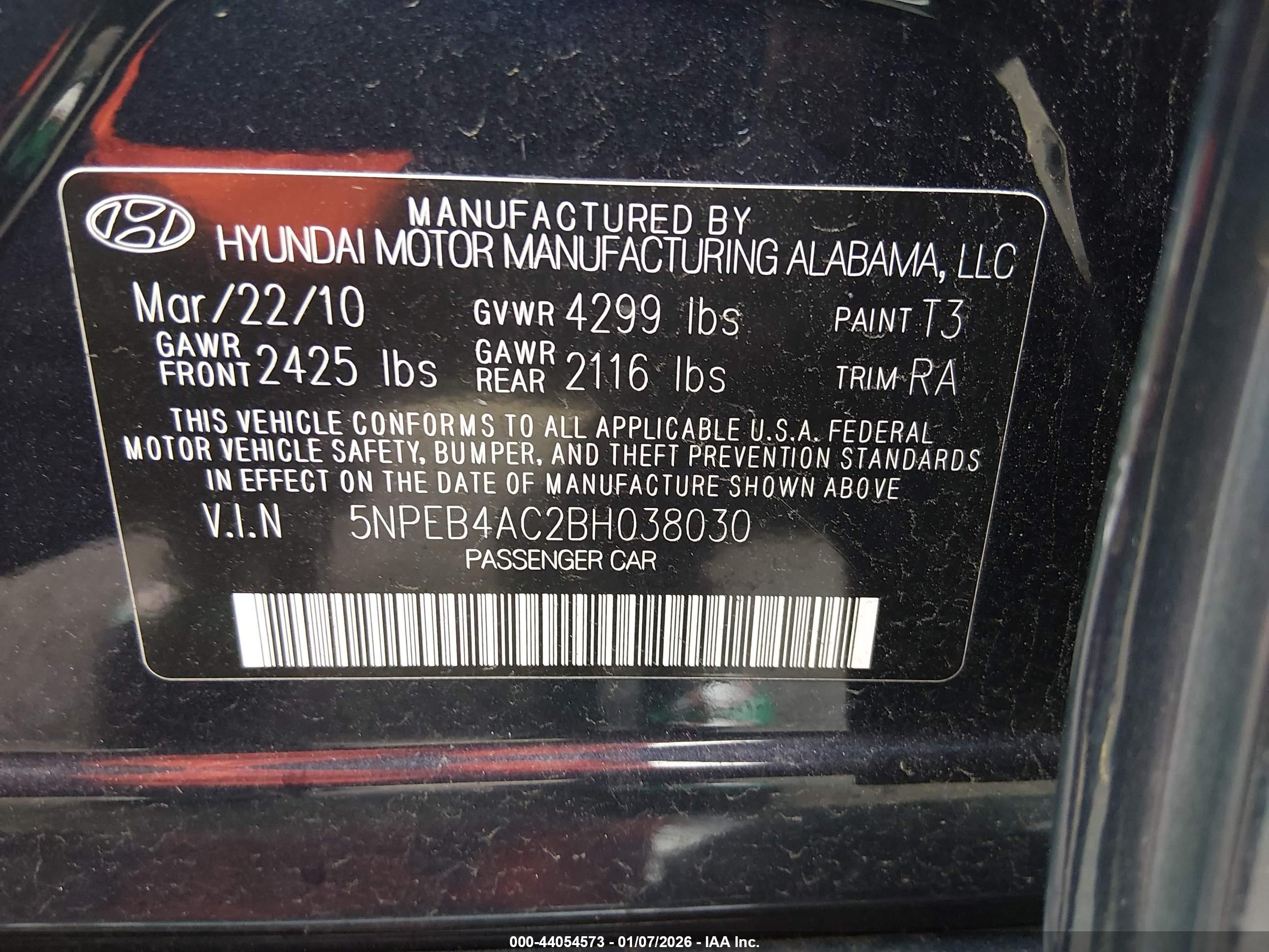 HYUNDAI SONATA image 9
