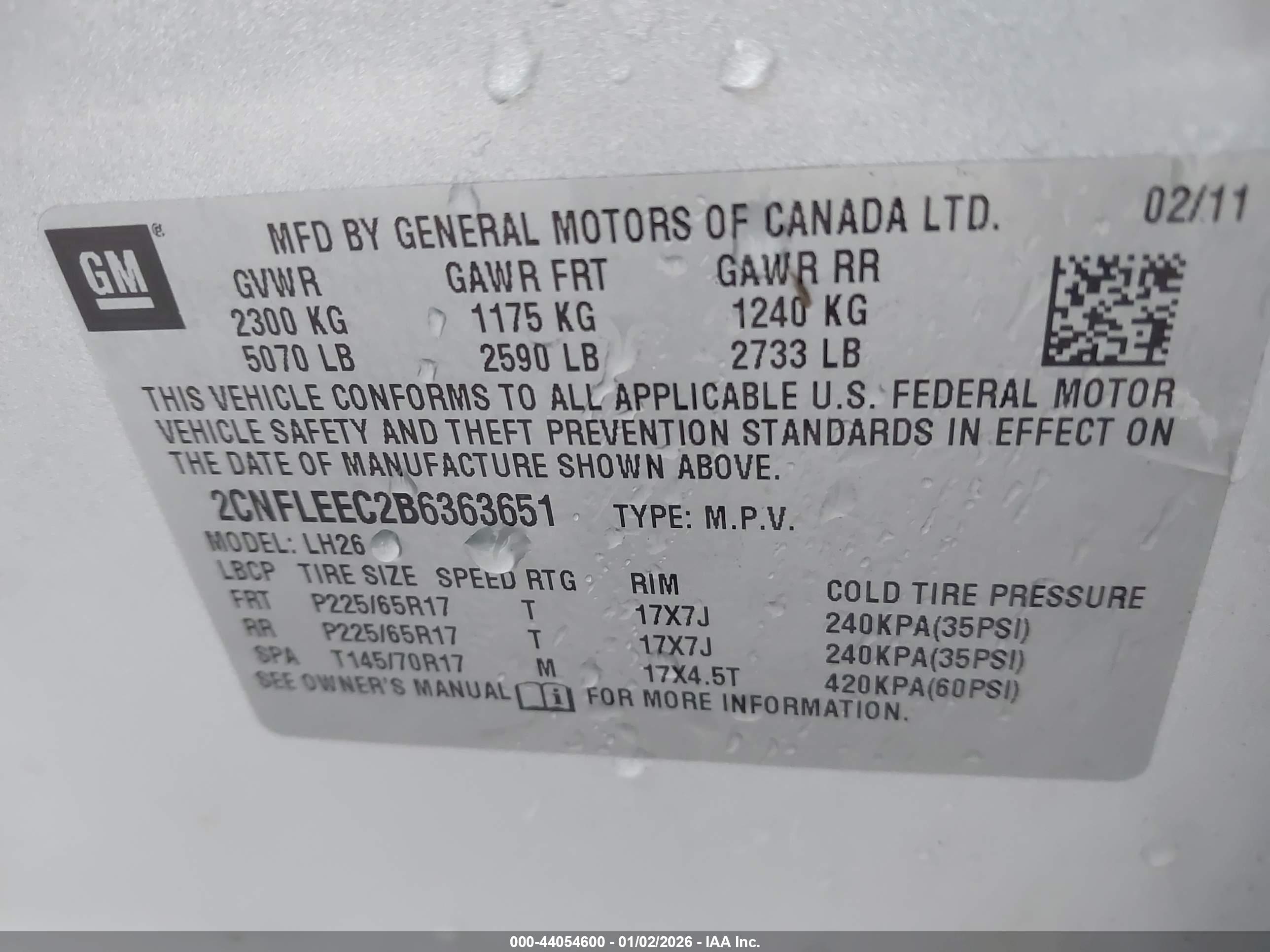 CHEVROLET EQUINOX image 9