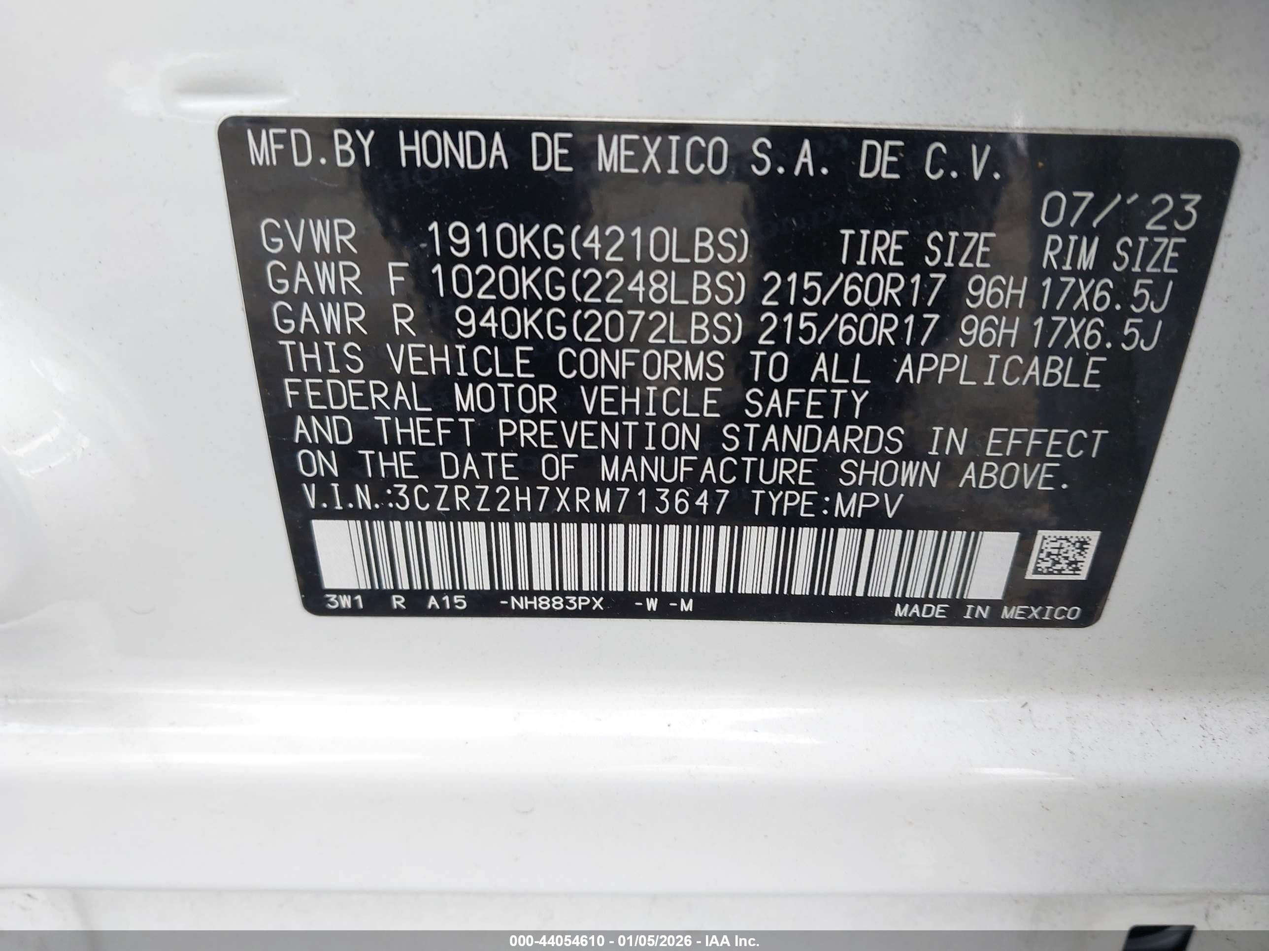 HONDA HR-V image 9