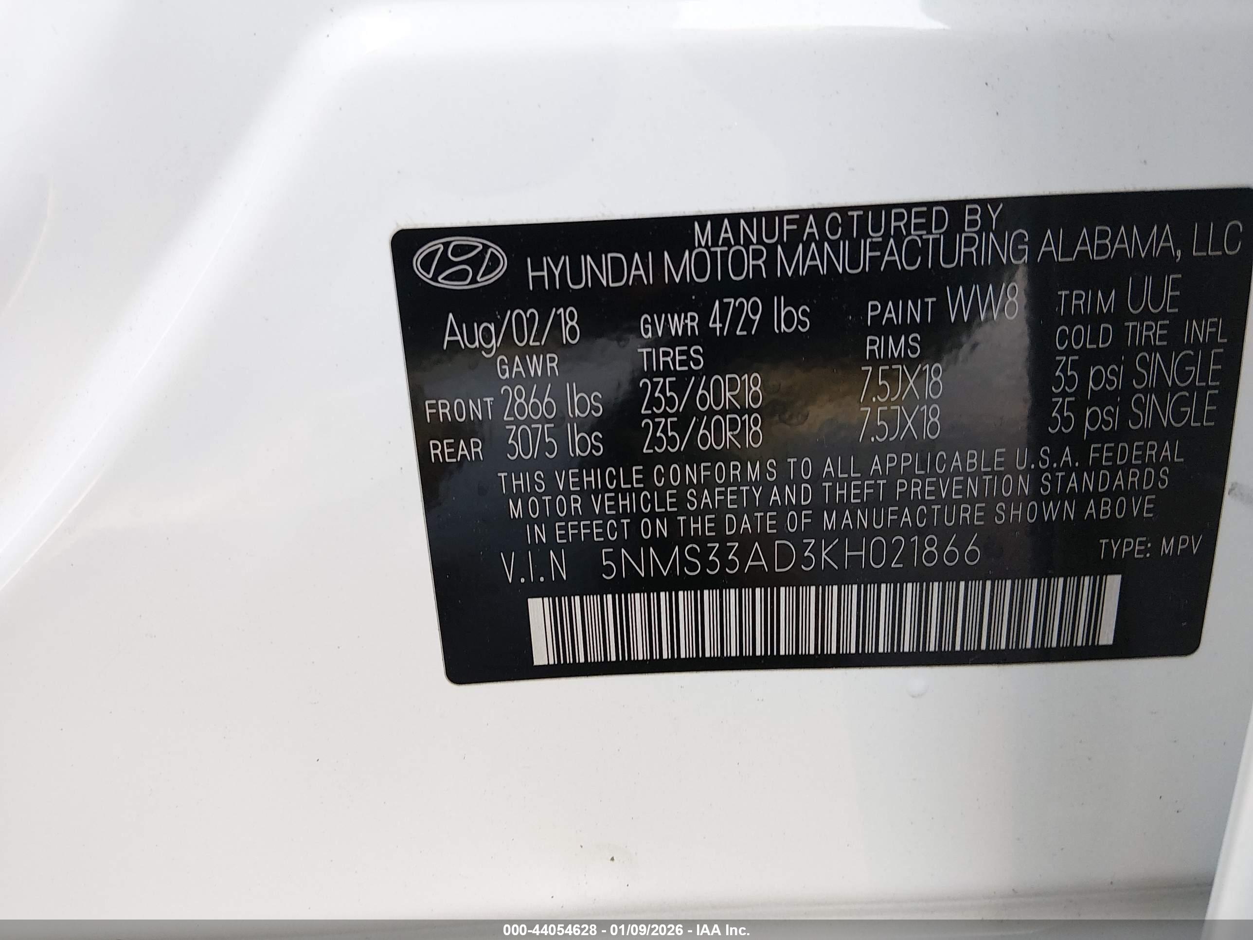 HYUNDAI SANTA image 9
