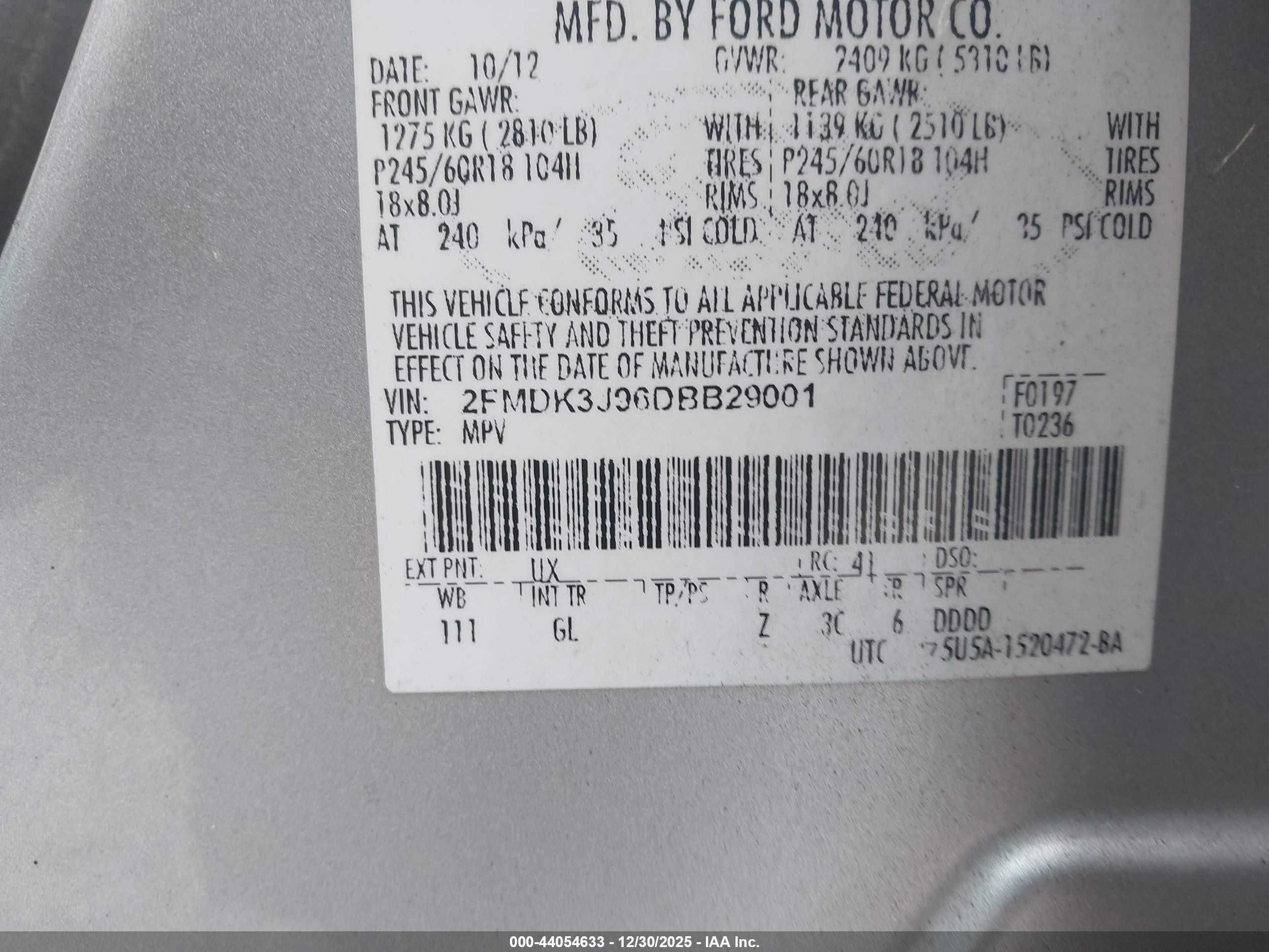 FORD EDGE image 9