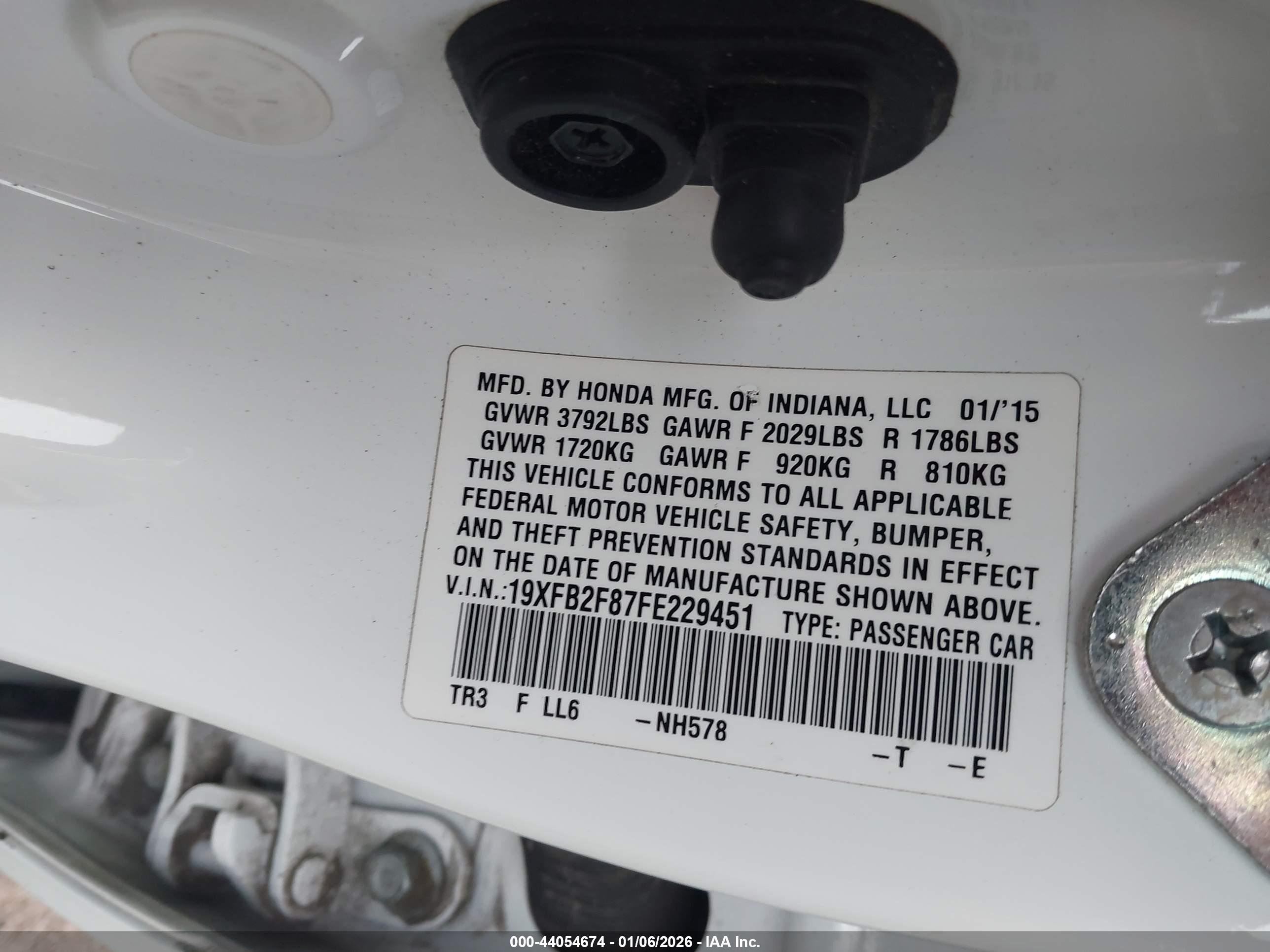 HONDA CIVIC image 9