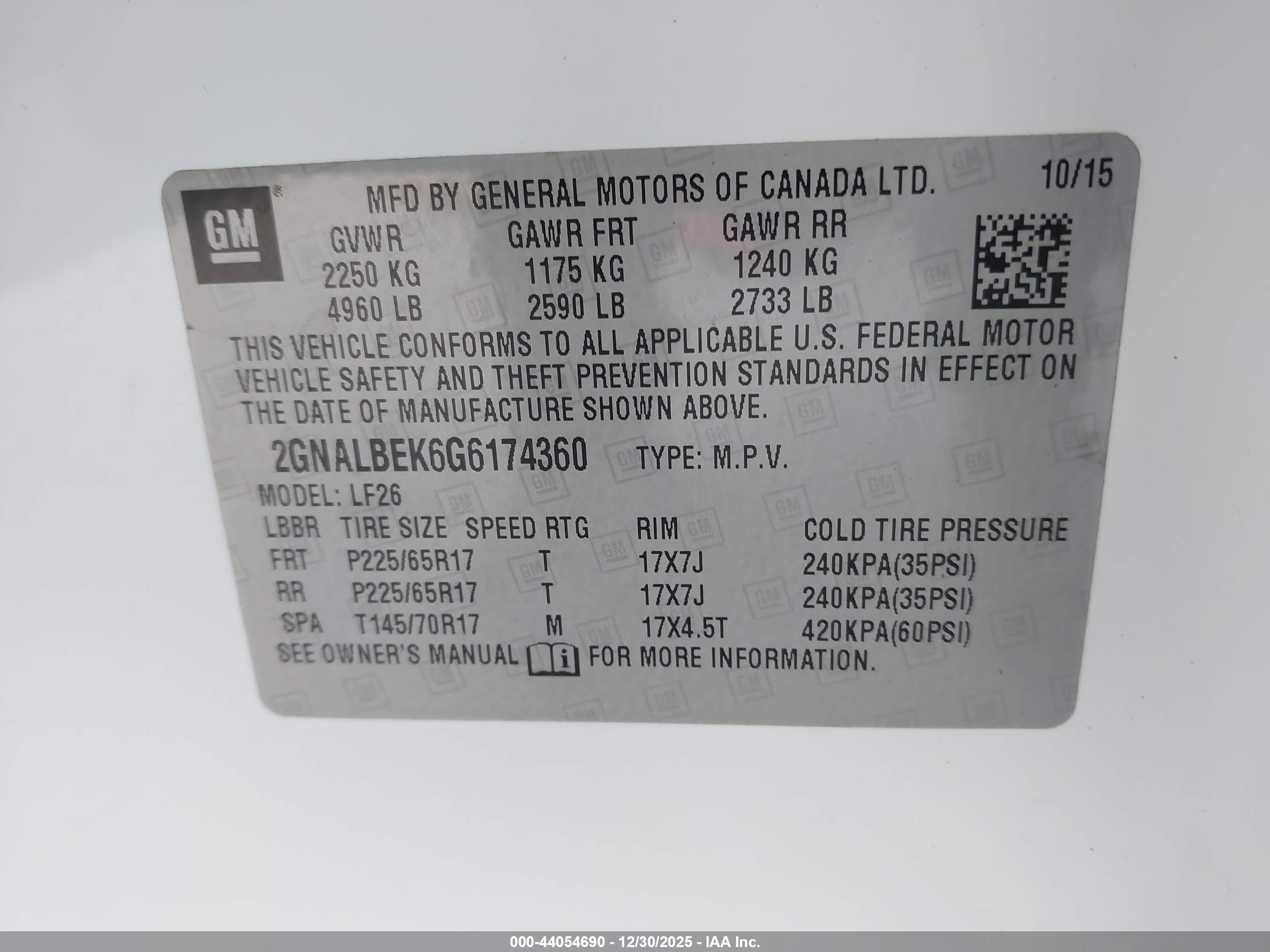CHEVROLET EQUINOX image 9