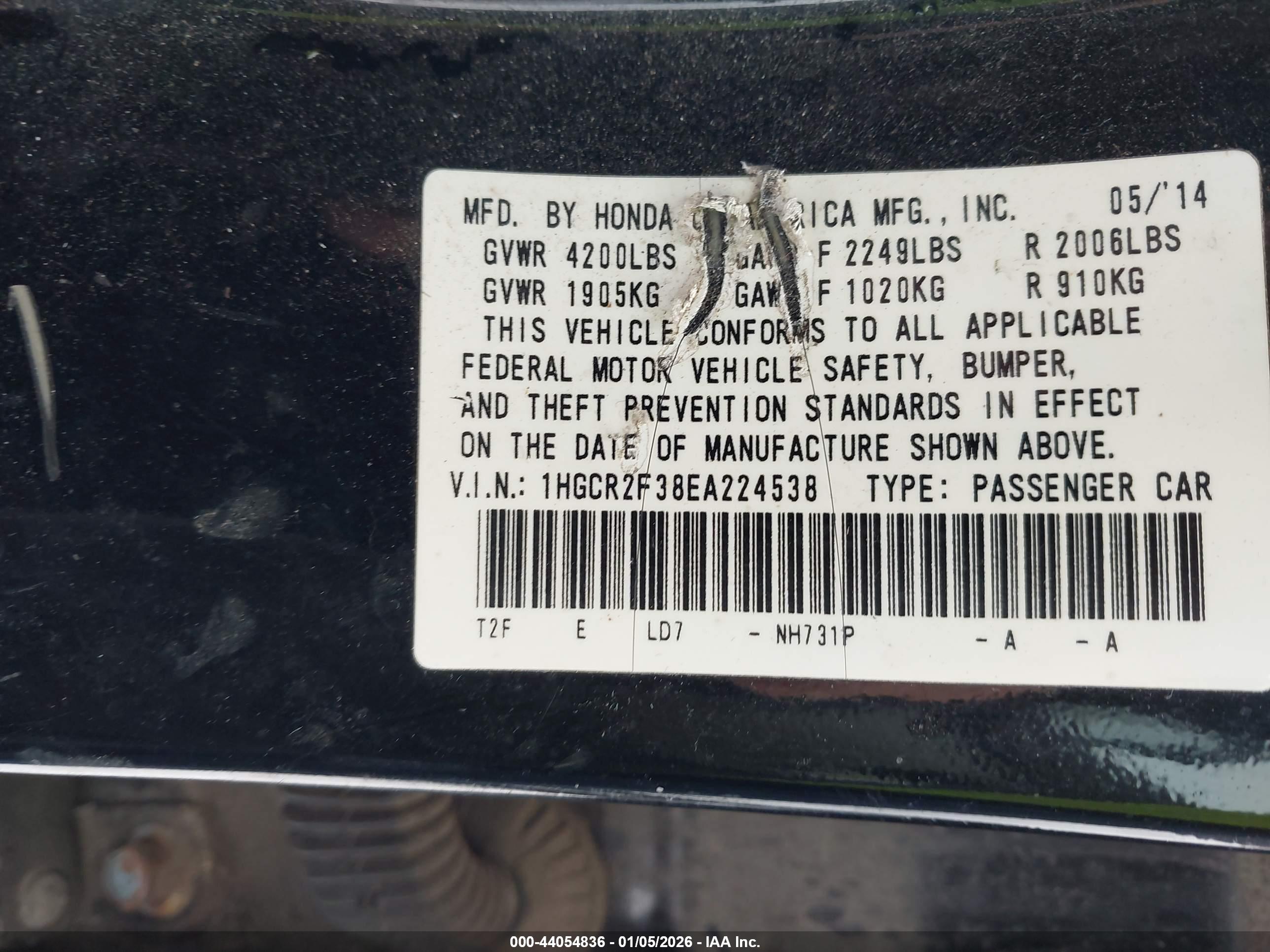 HONDA ACCORD image 9