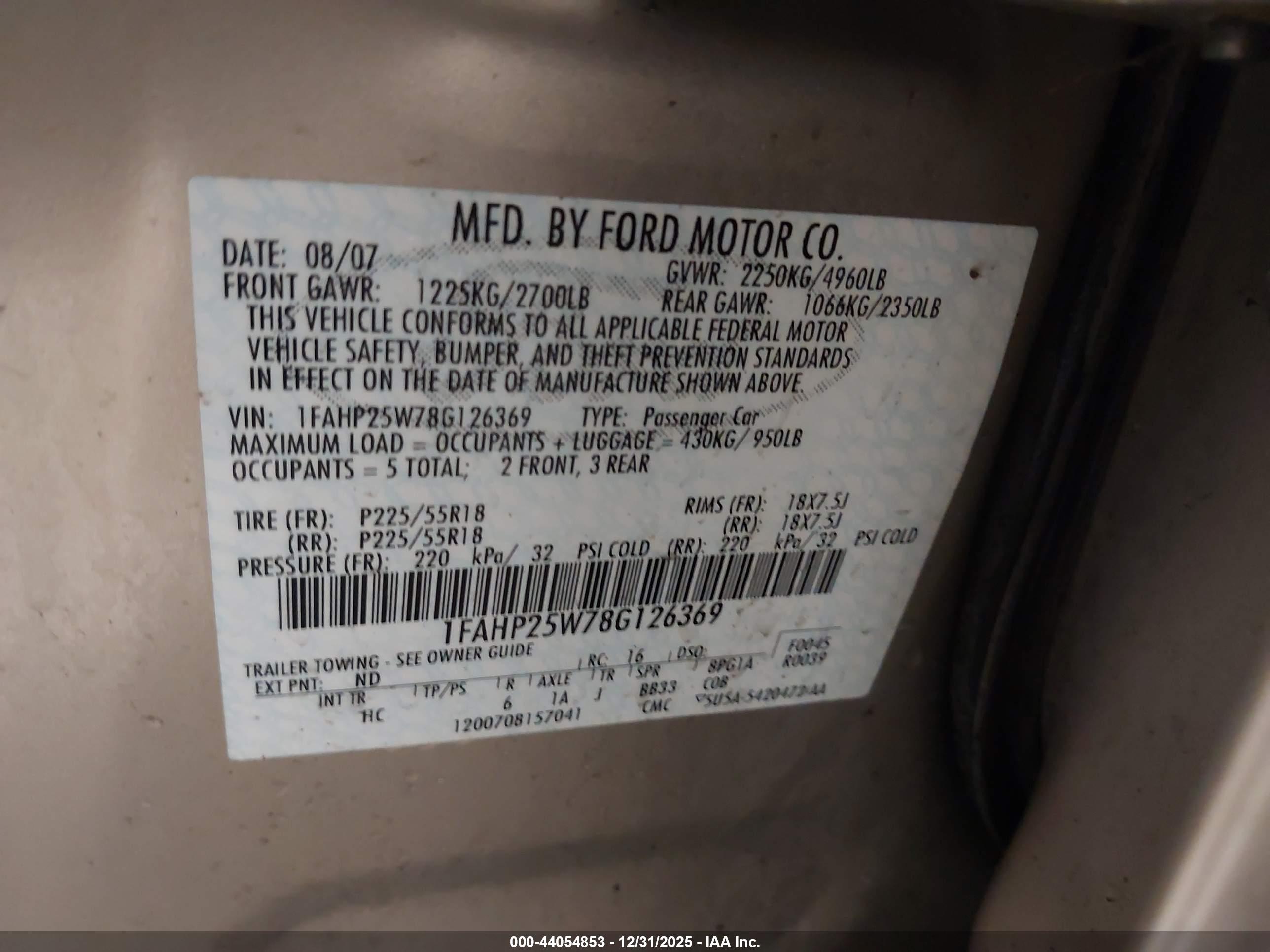 FORD TAURUS image 9