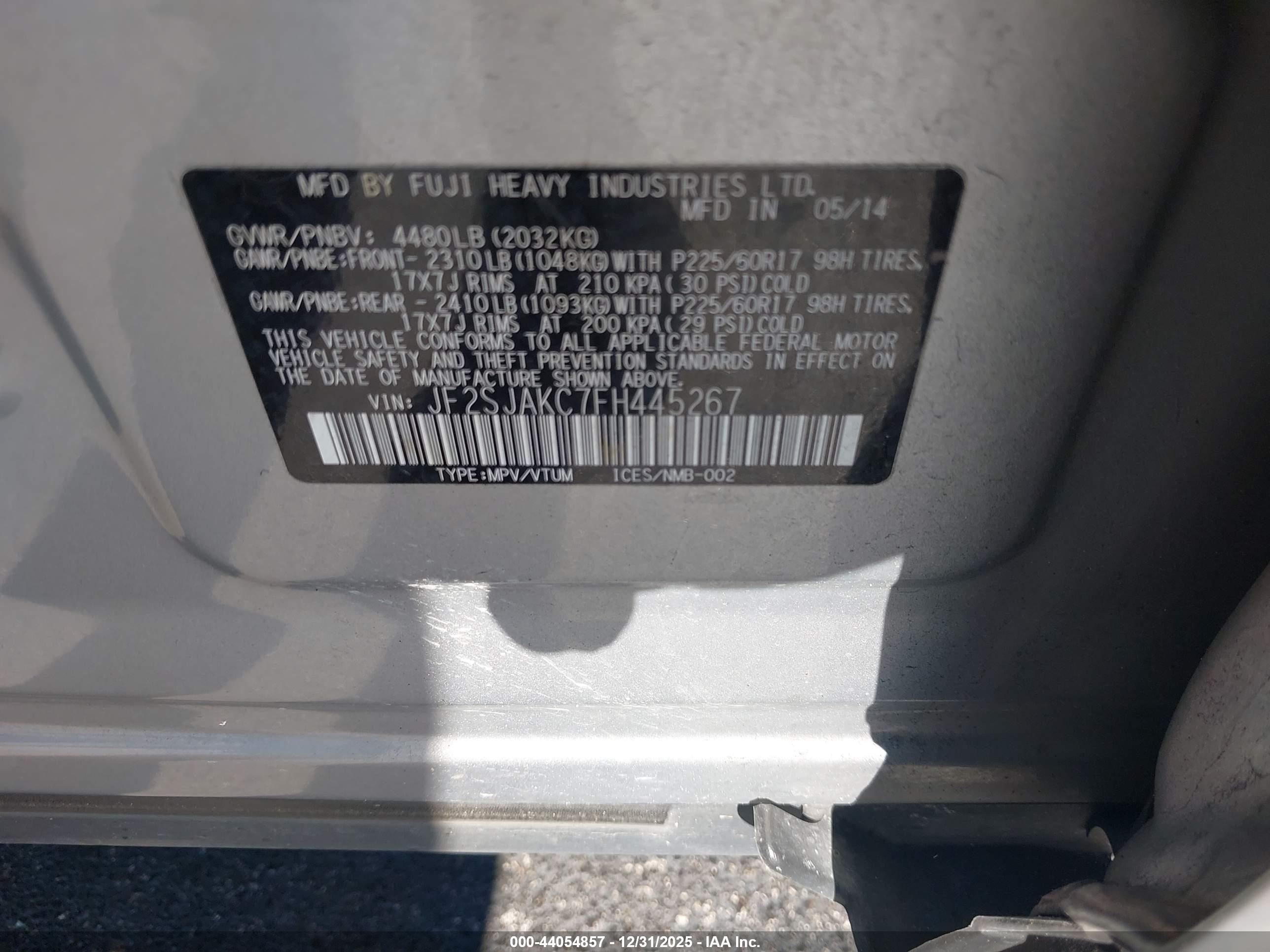 SUBARU FORESTER image 9
