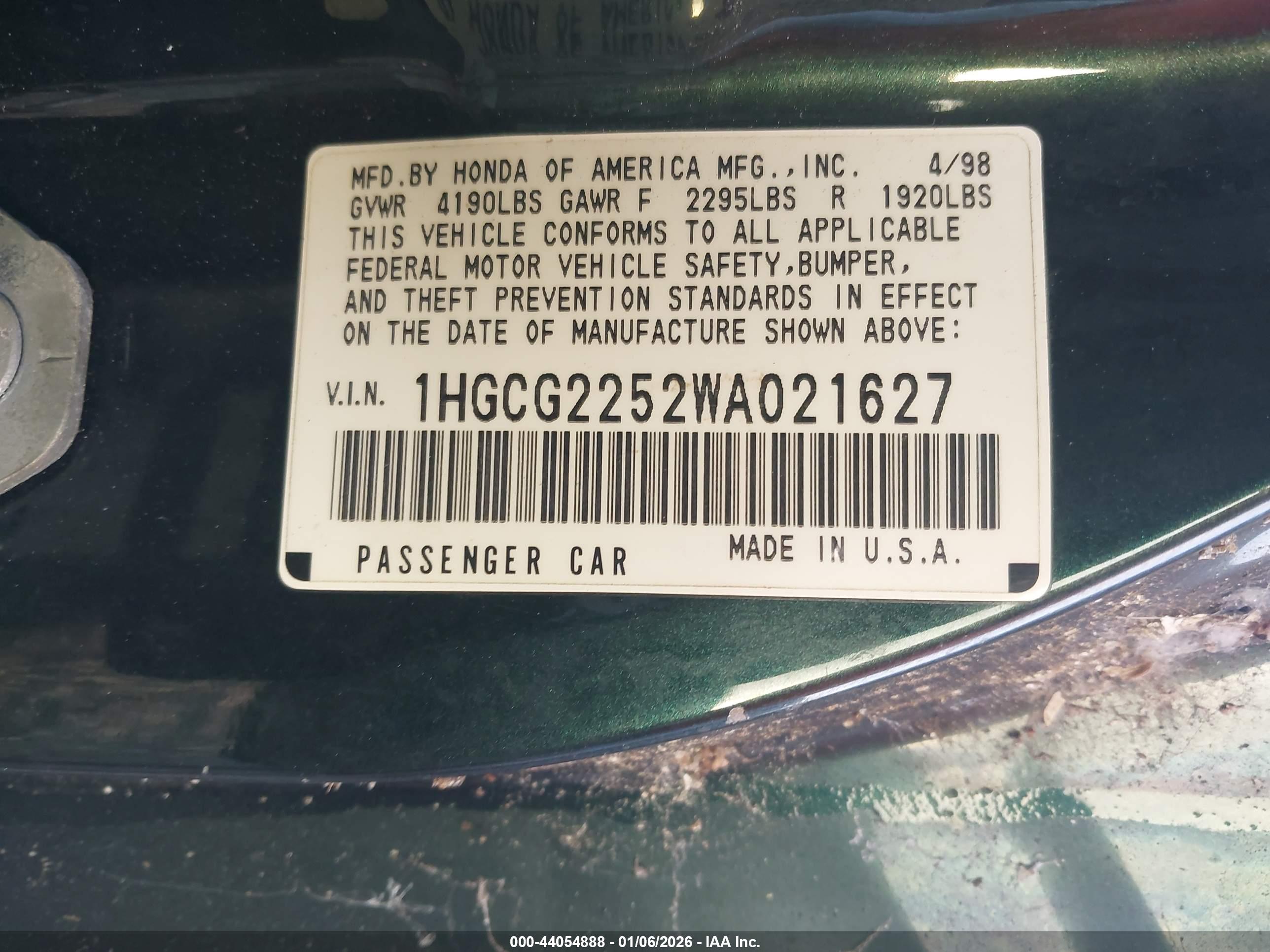 HONDA ACCORD image 9