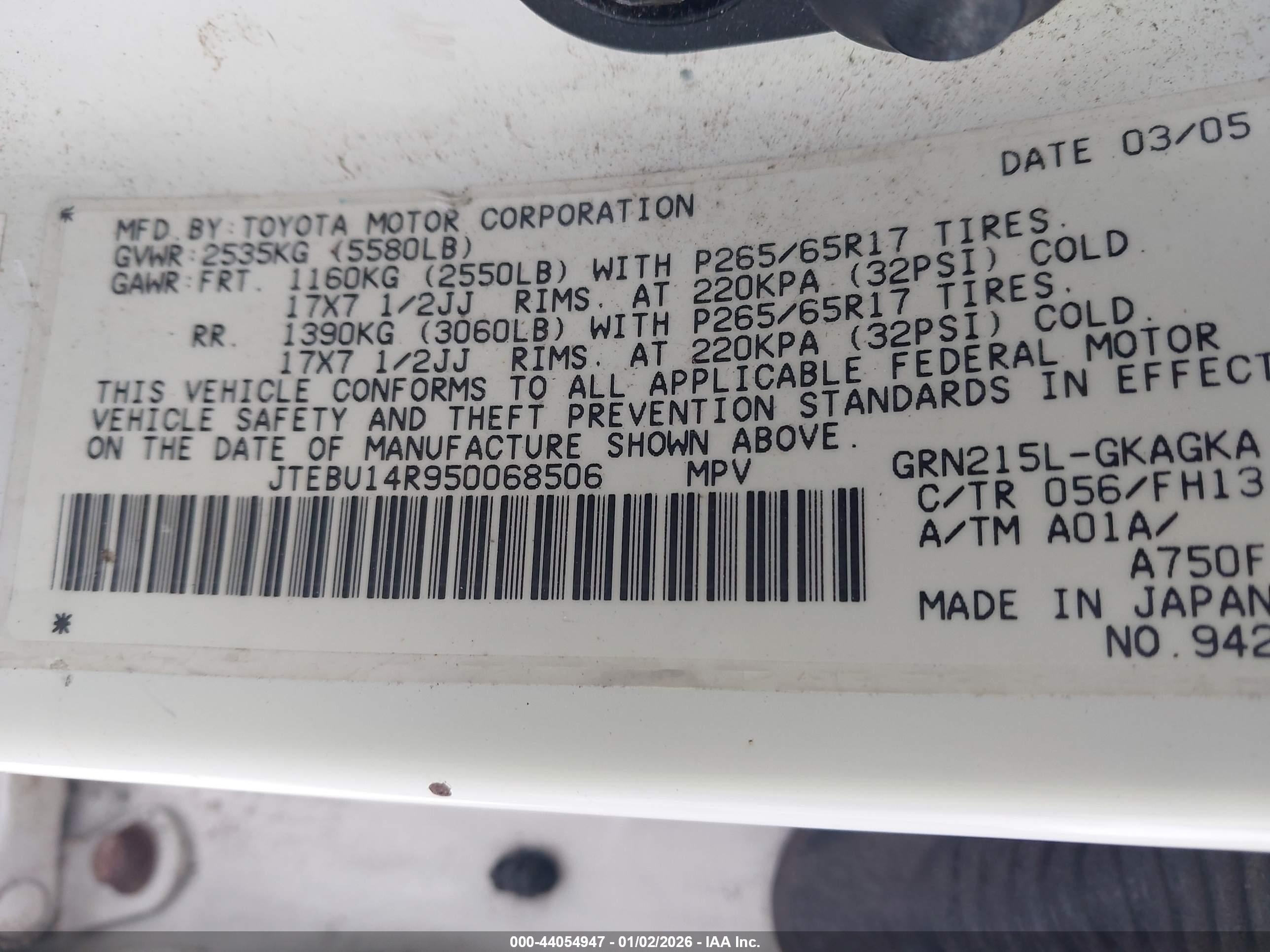TOYOTA 4RUNNER image 9