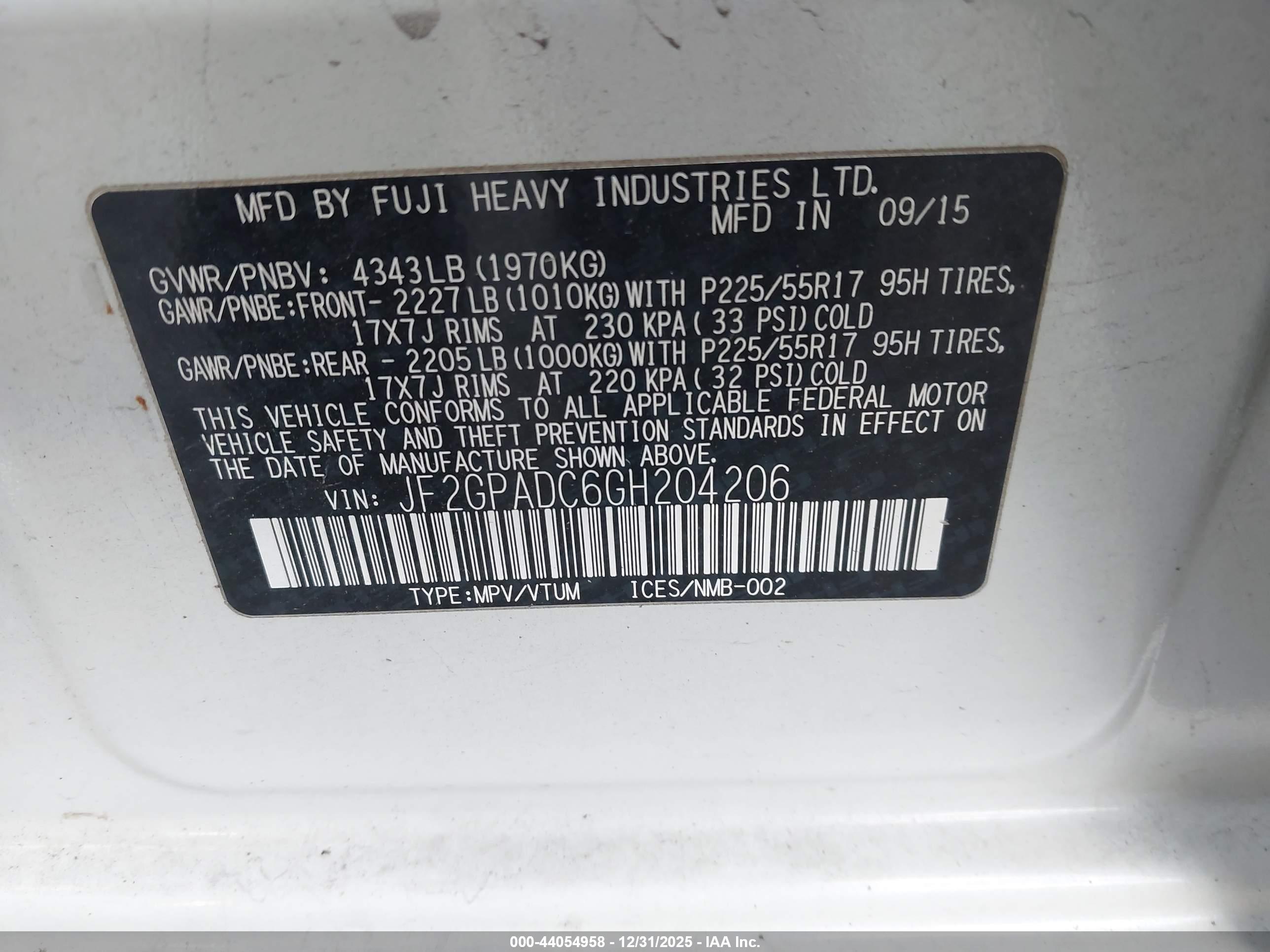 SUBARU CROSSTREK image 9