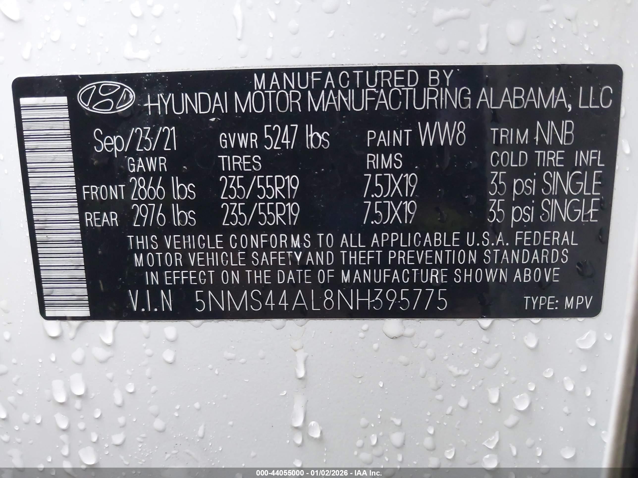 HYUNDAI SANTA image 9