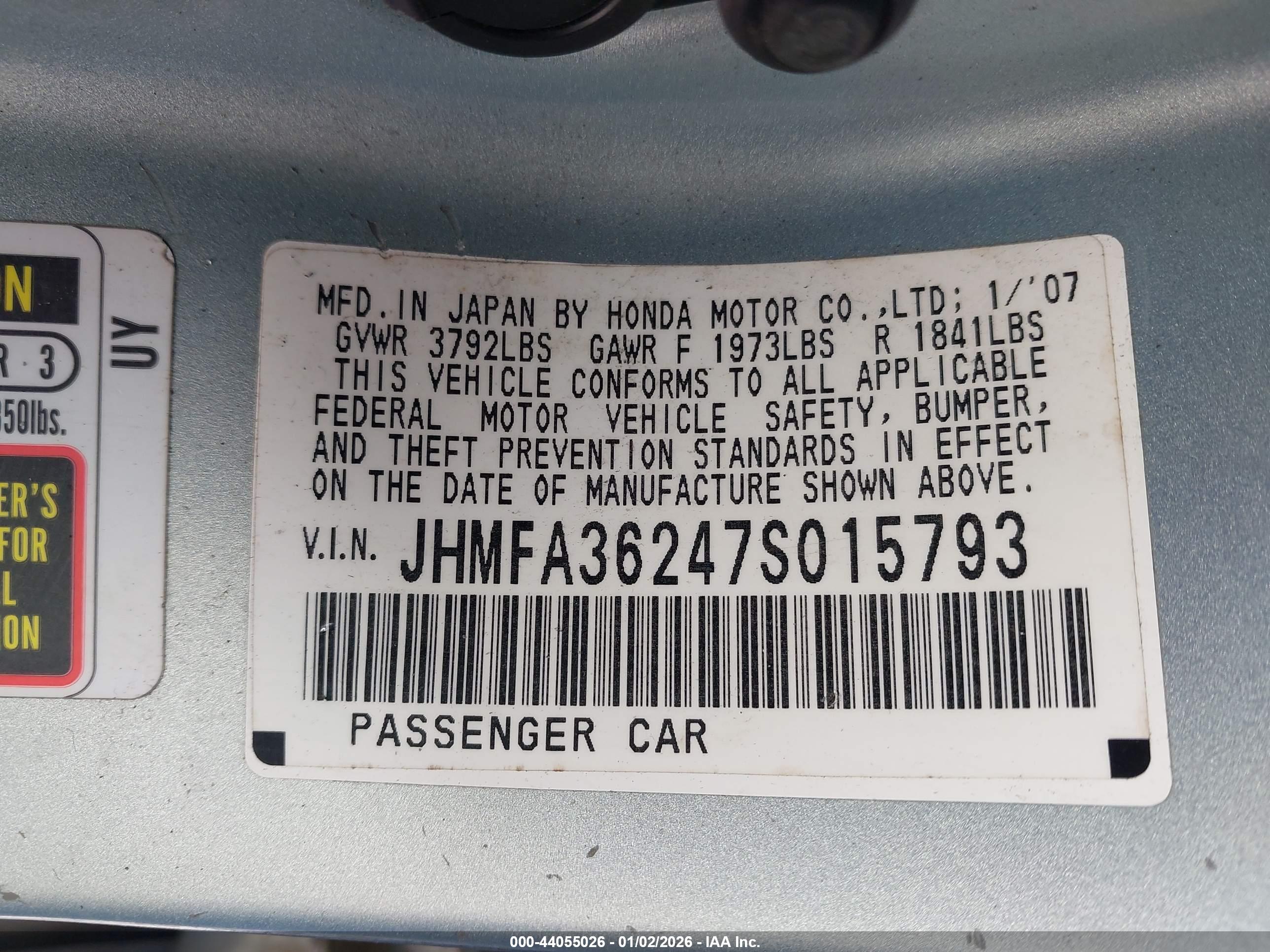 HONDA CIVIC image 9