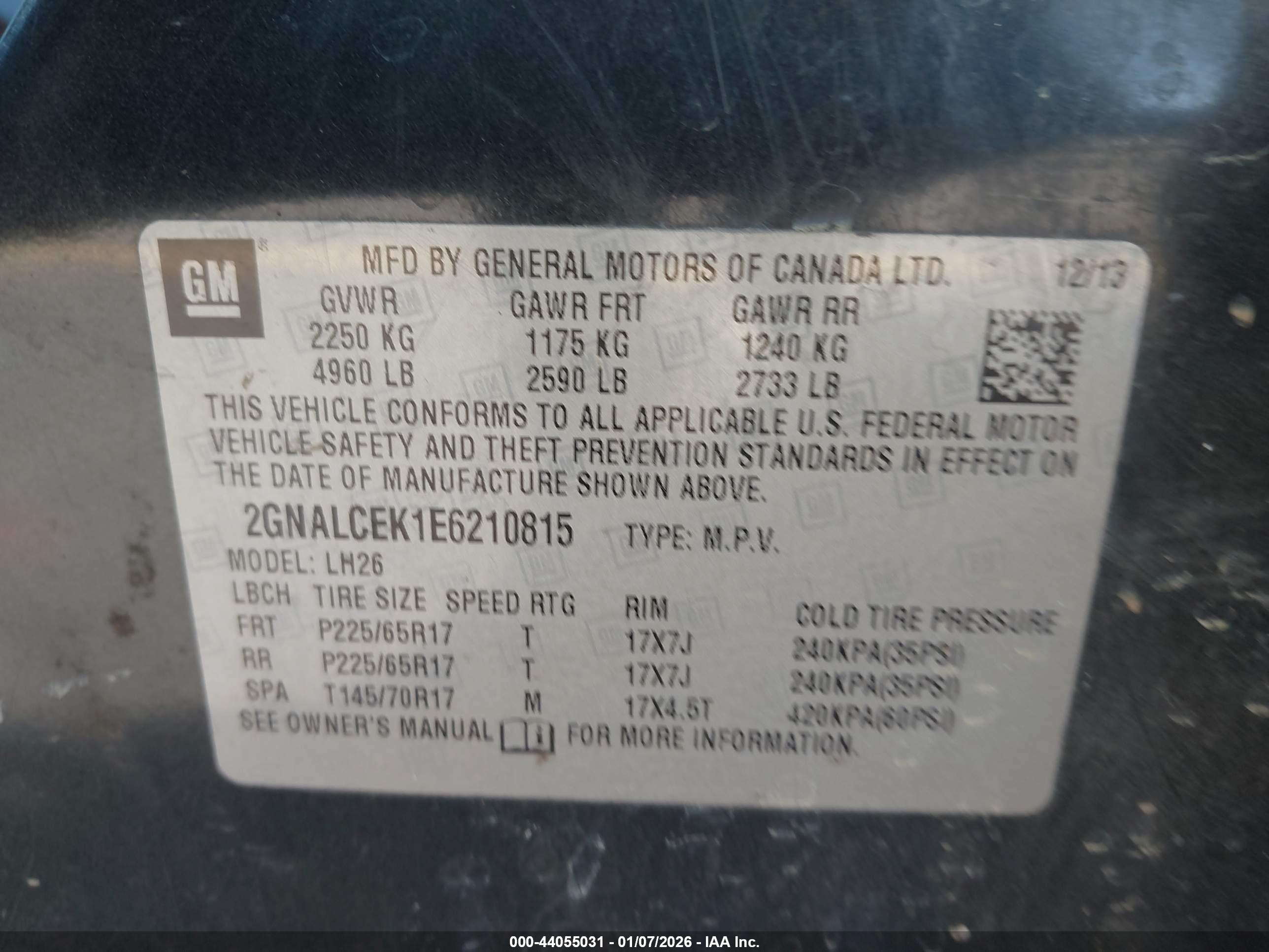 CHEVROLET EQUINOX image 9