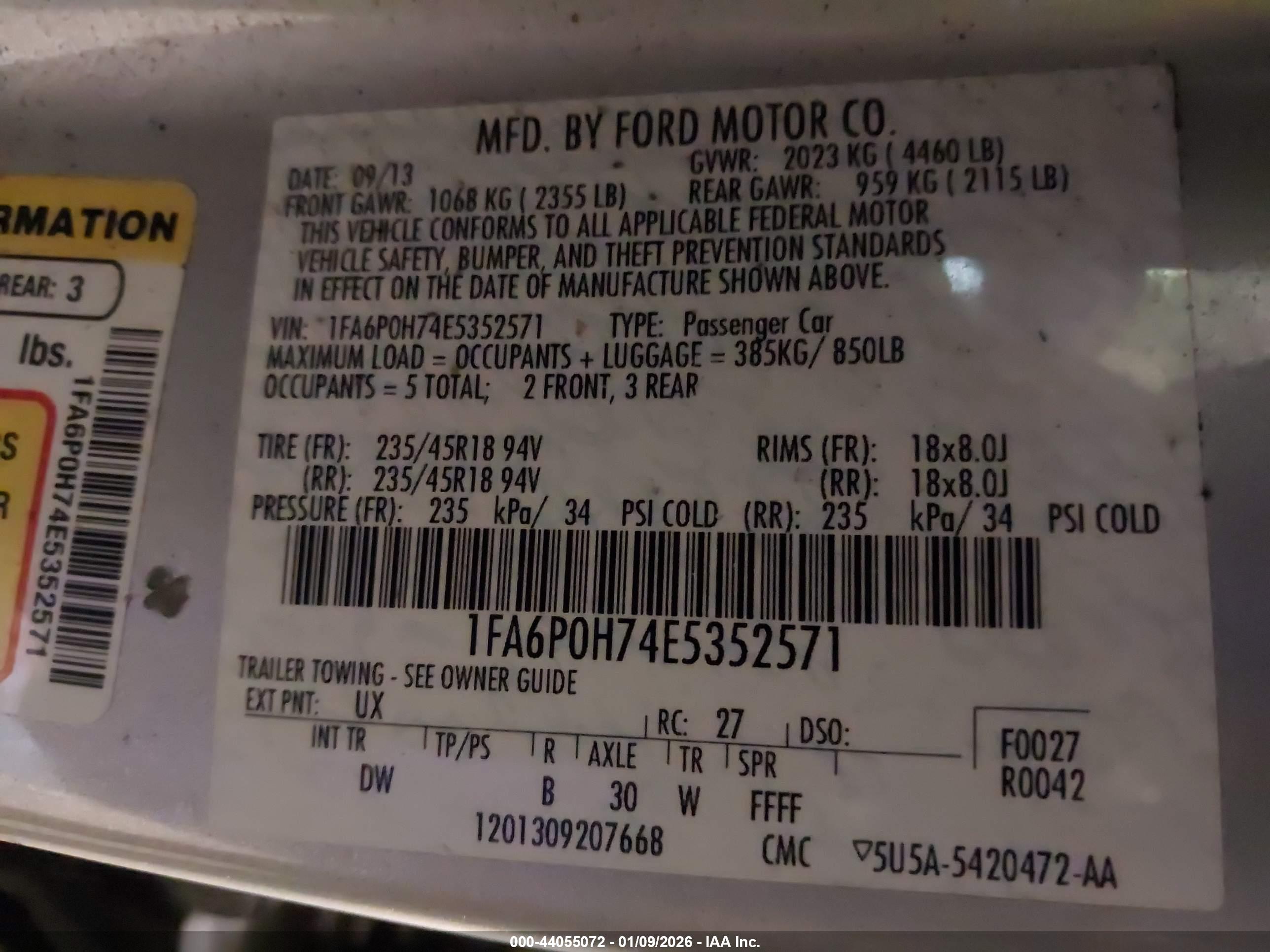 FORD FUSION image 9