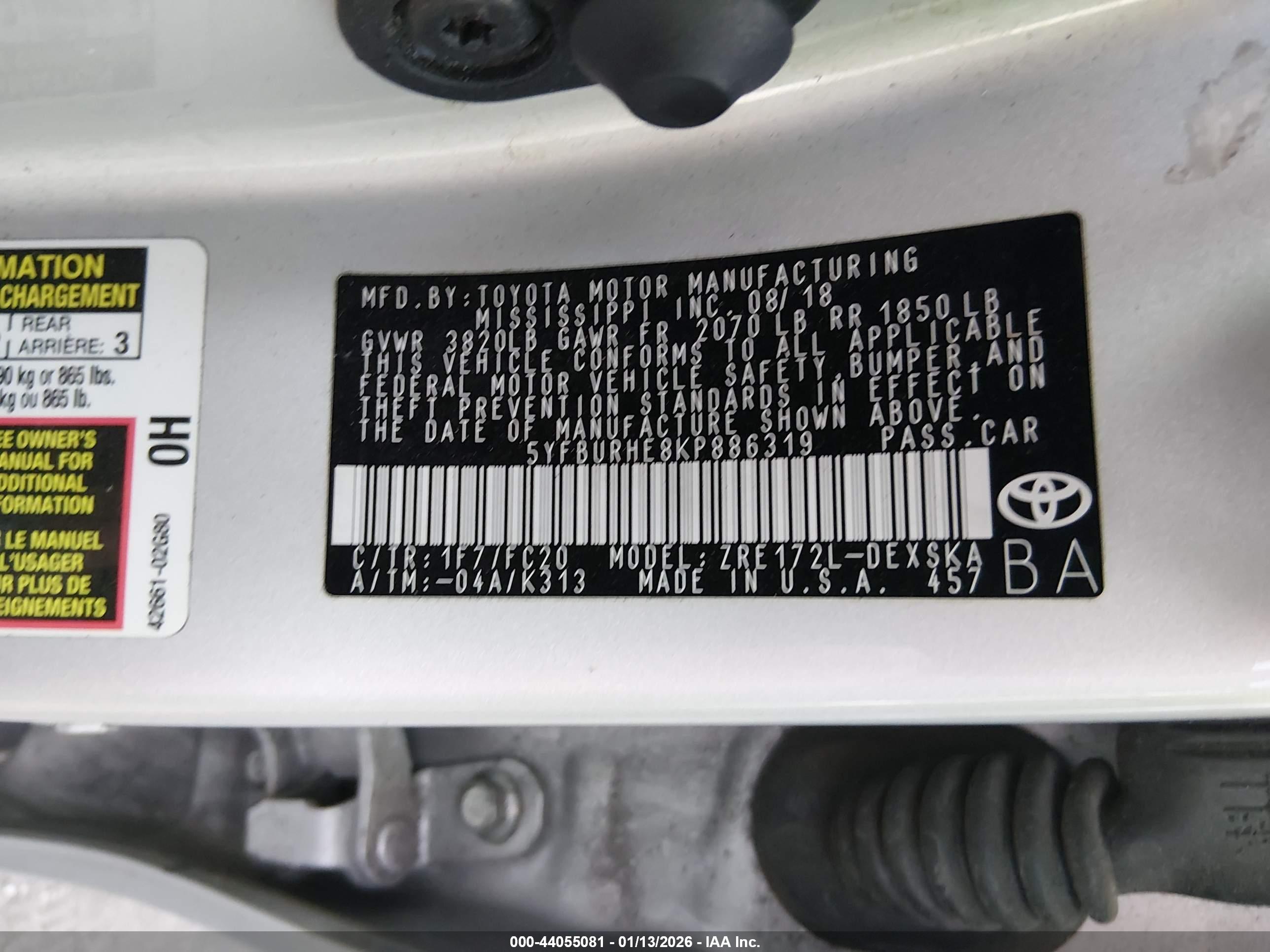 TOYOTA COROLLA image 9