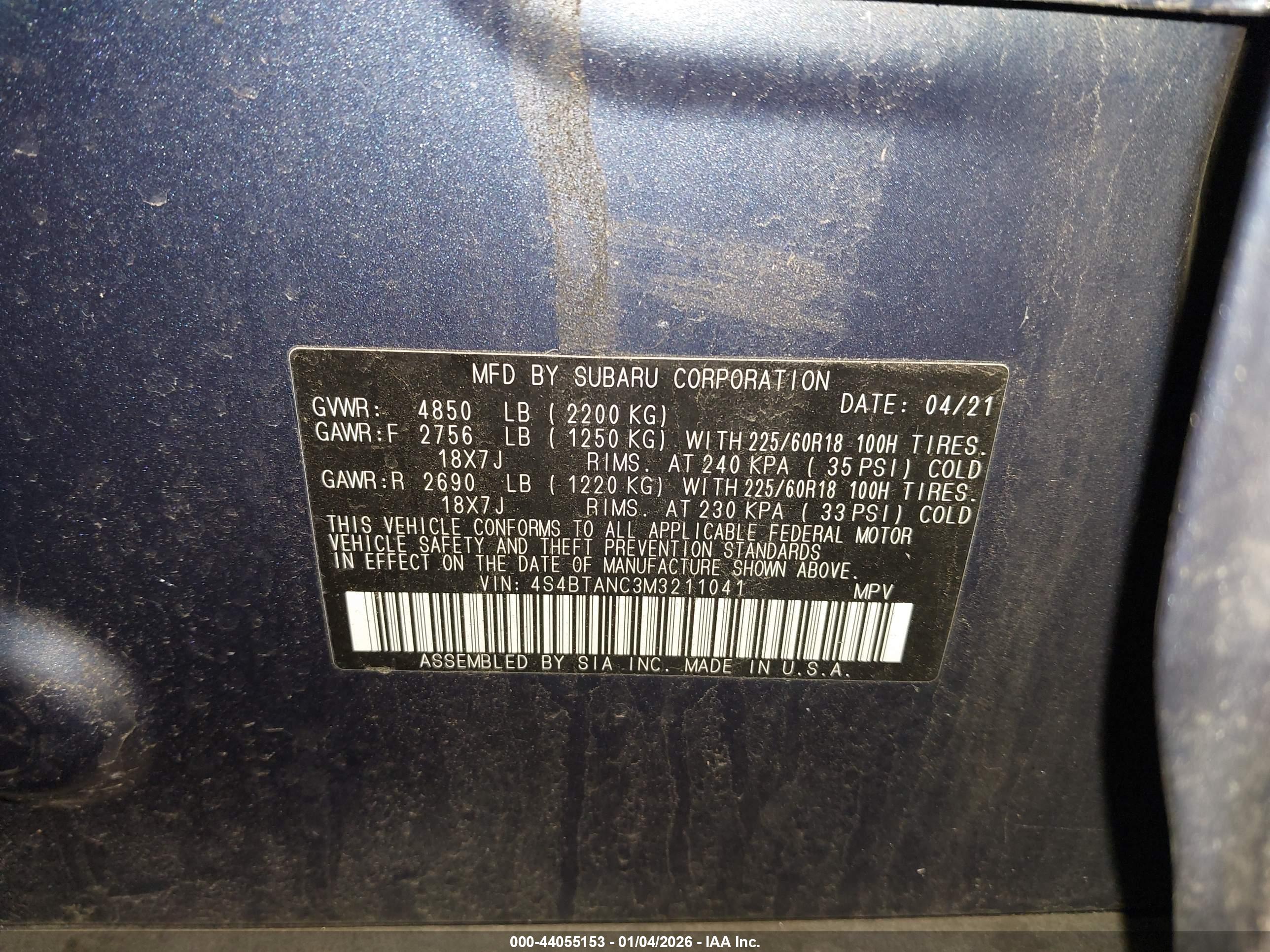 SUBARU OUTBACK image 9