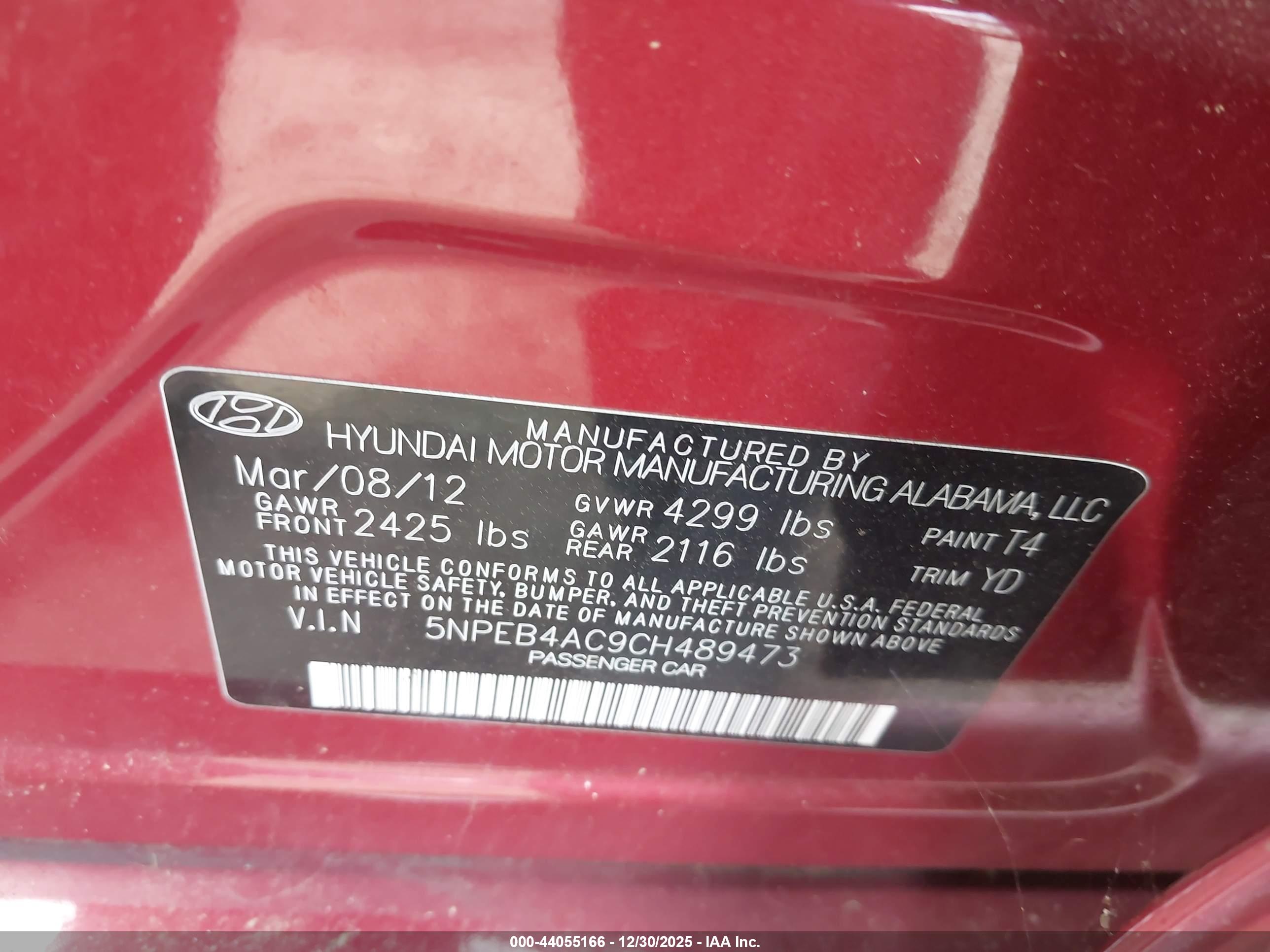 HYUNDAI SONATA image 9