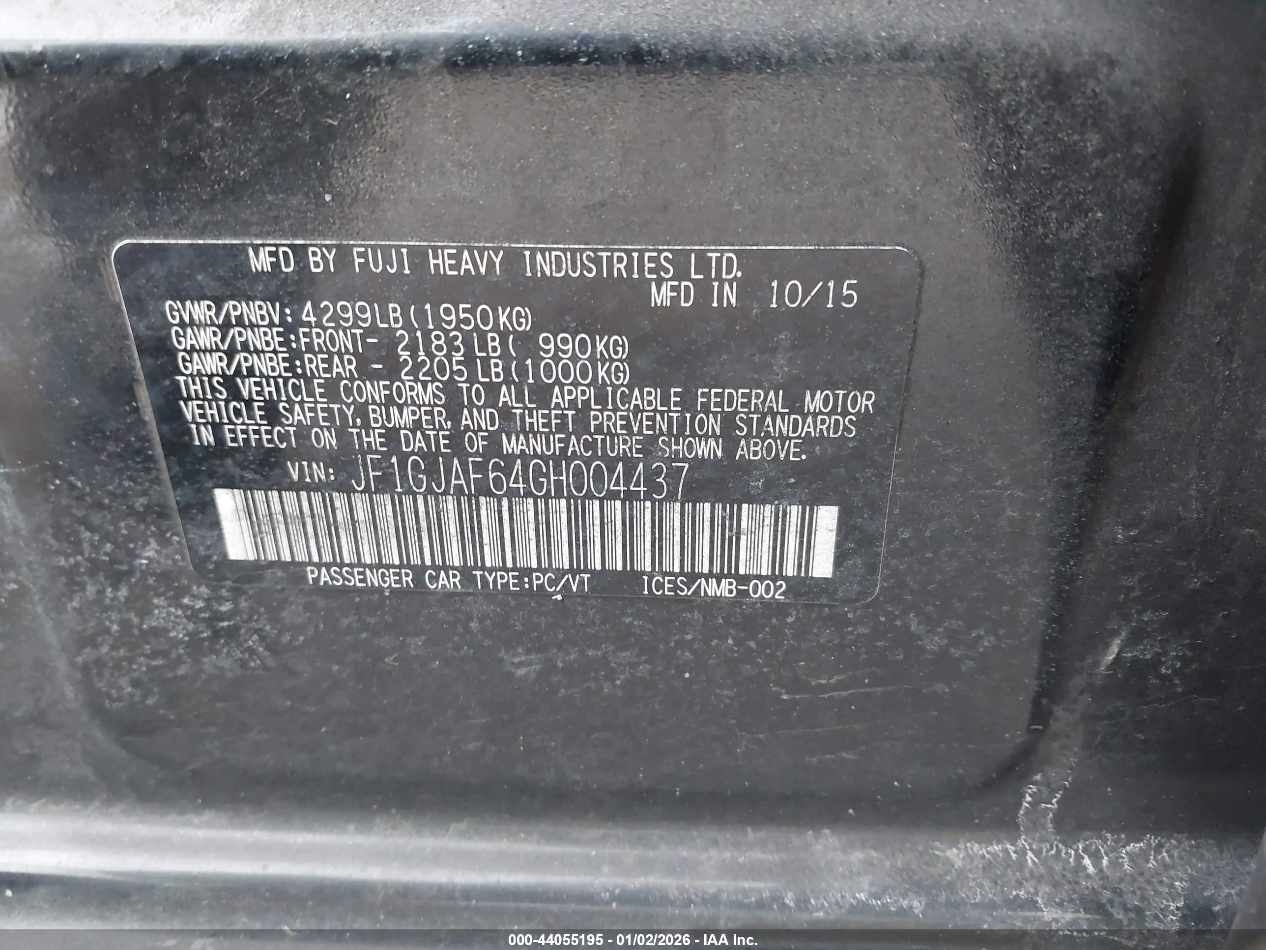 SUBARU IMPREZA image 9