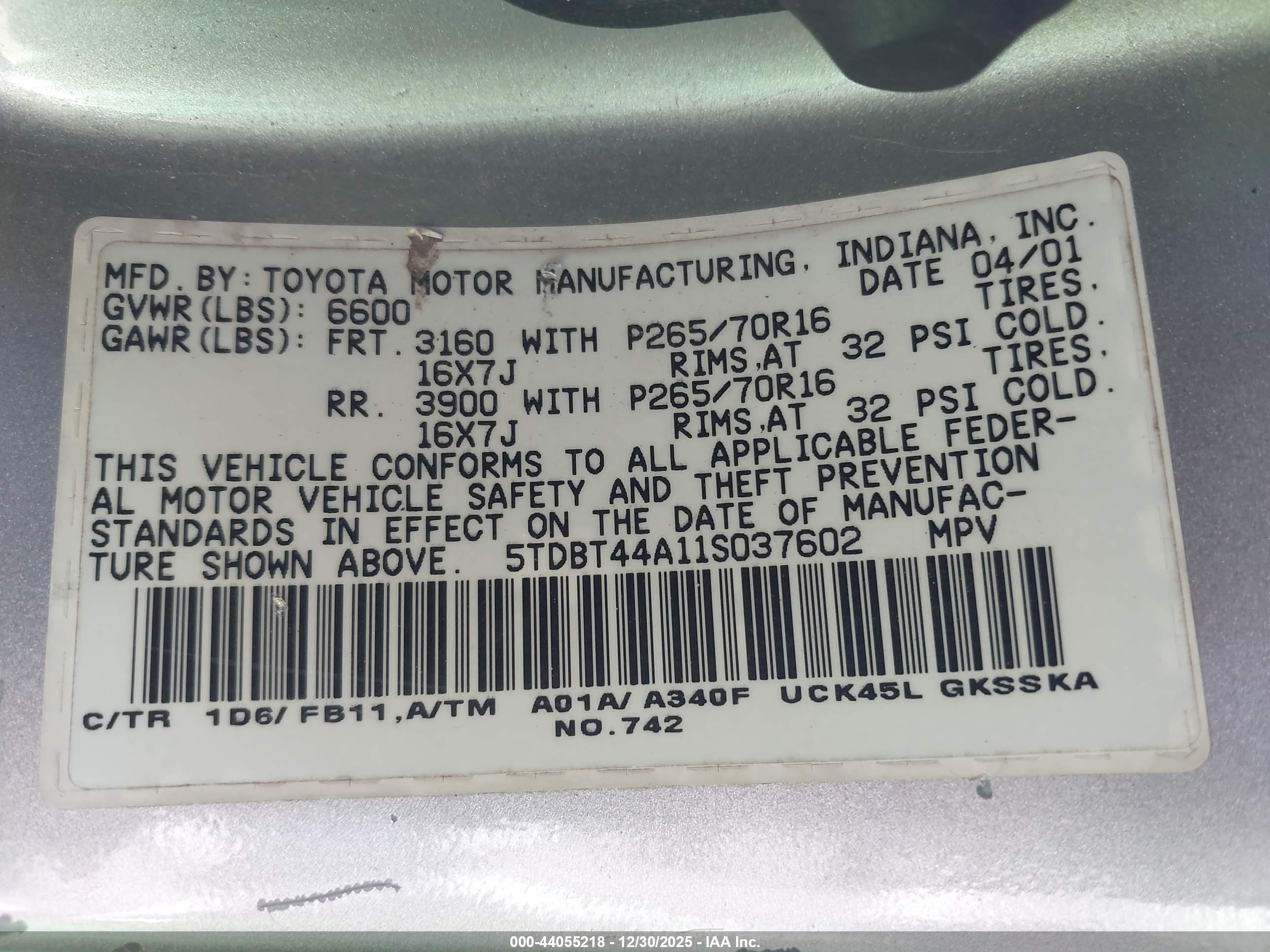 TOYOTA SEQUOIA image 9