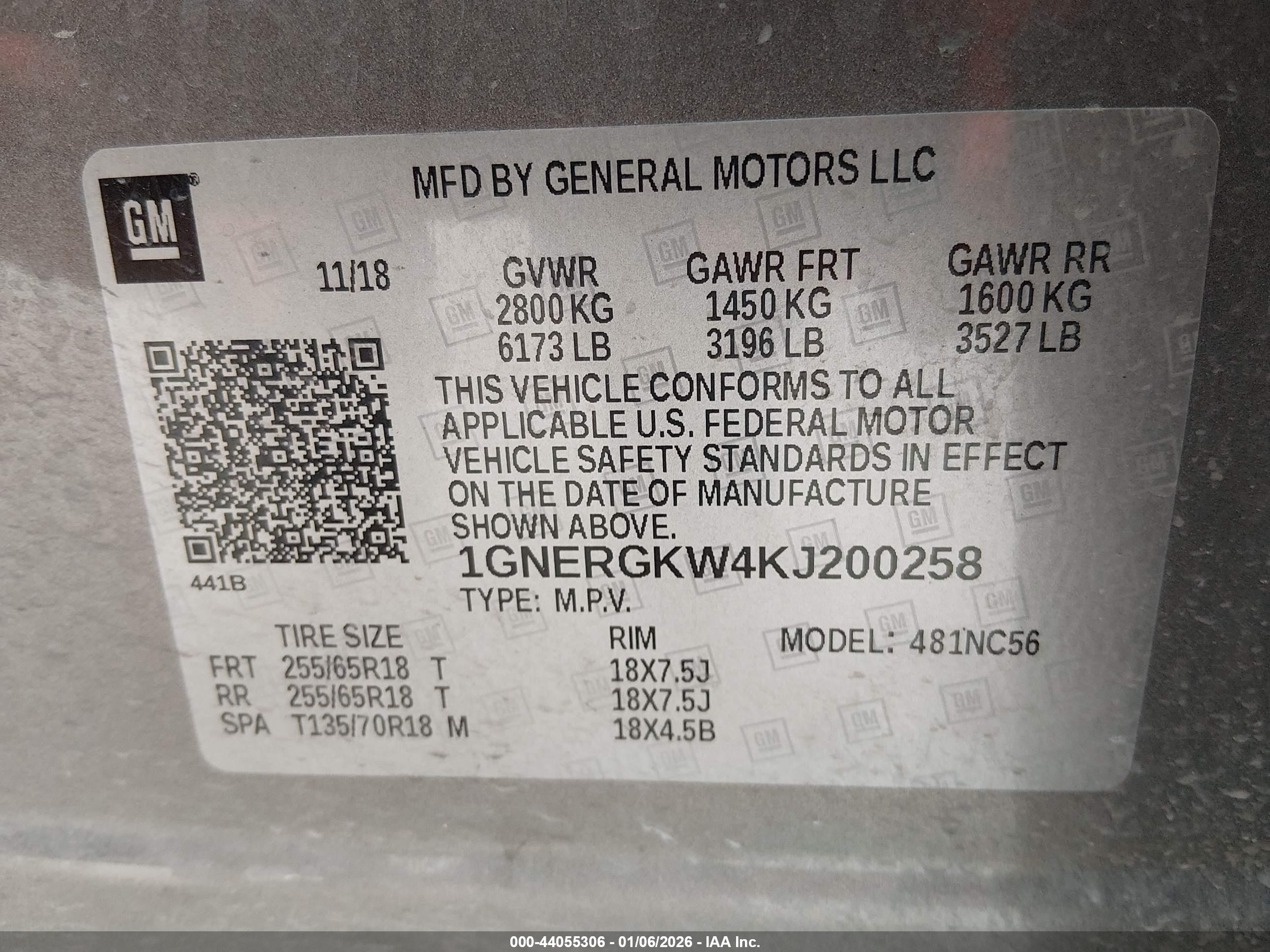 CHEVROLET TRAVERSE image 9