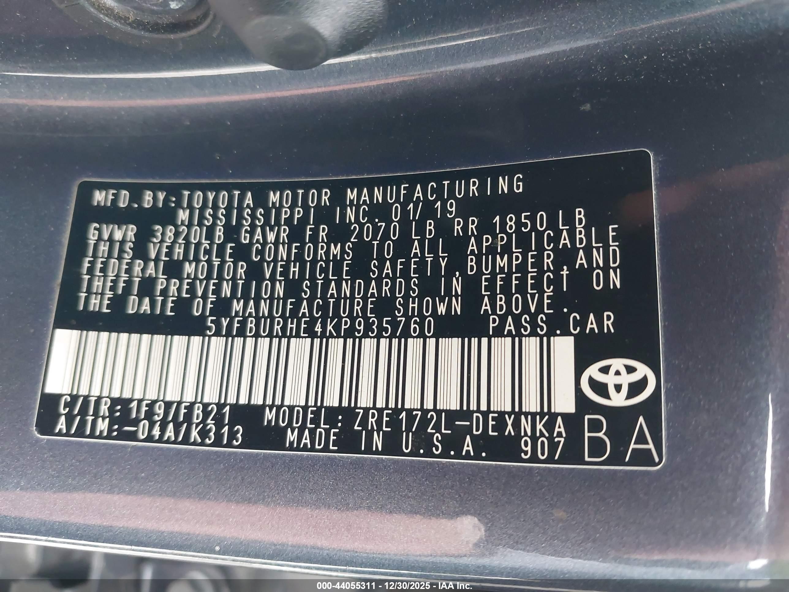 TOYOTA COROLLA image 9