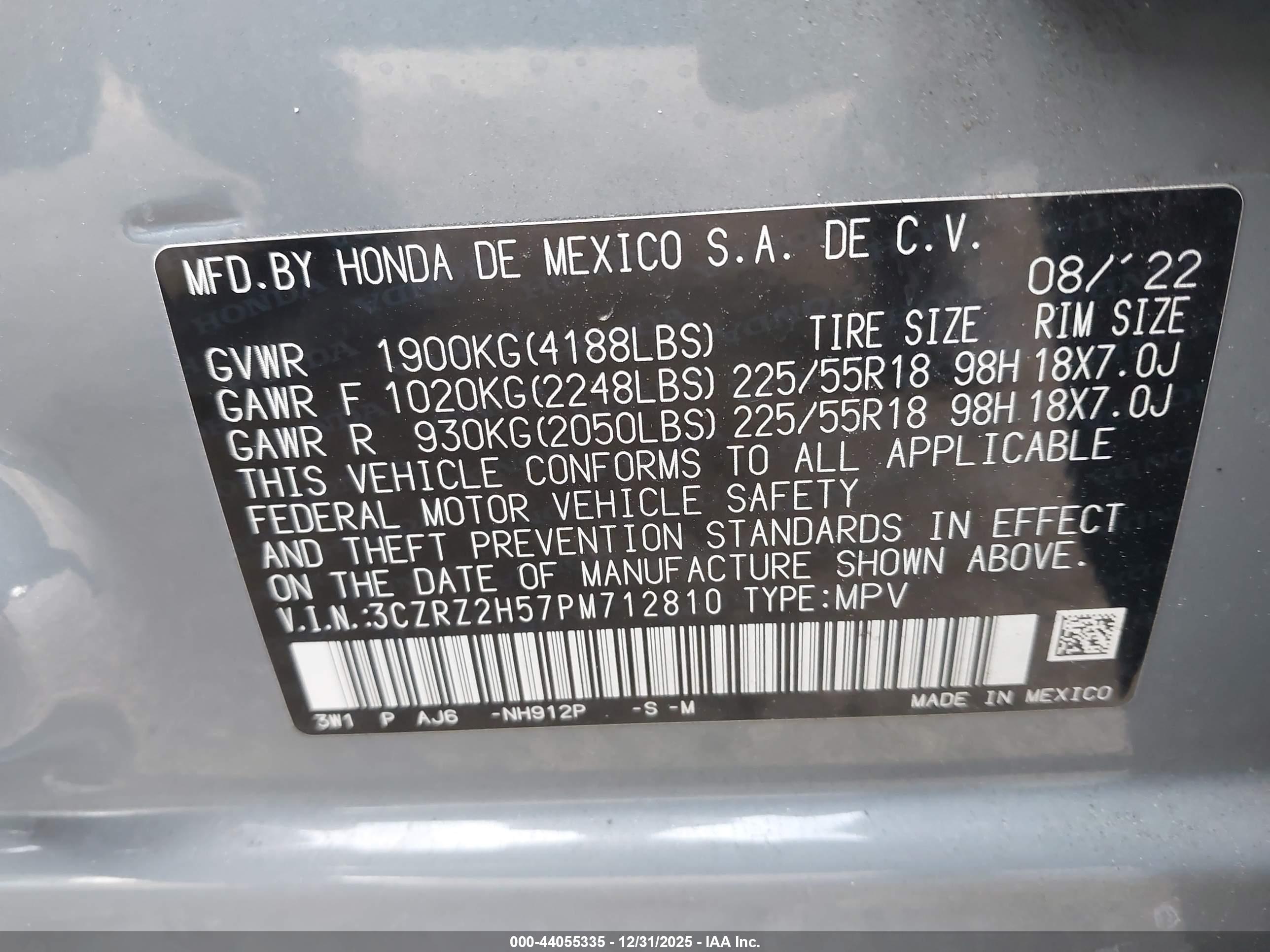 HONDA HR-V image 9