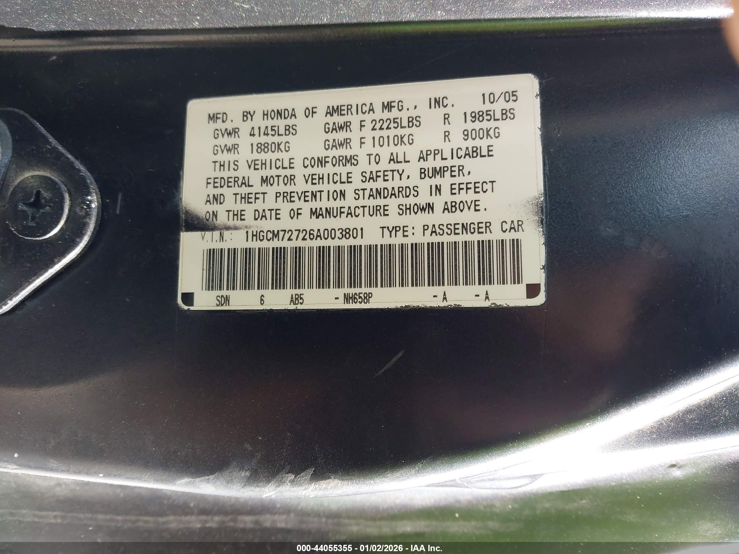 HONDA ACCORD image 9