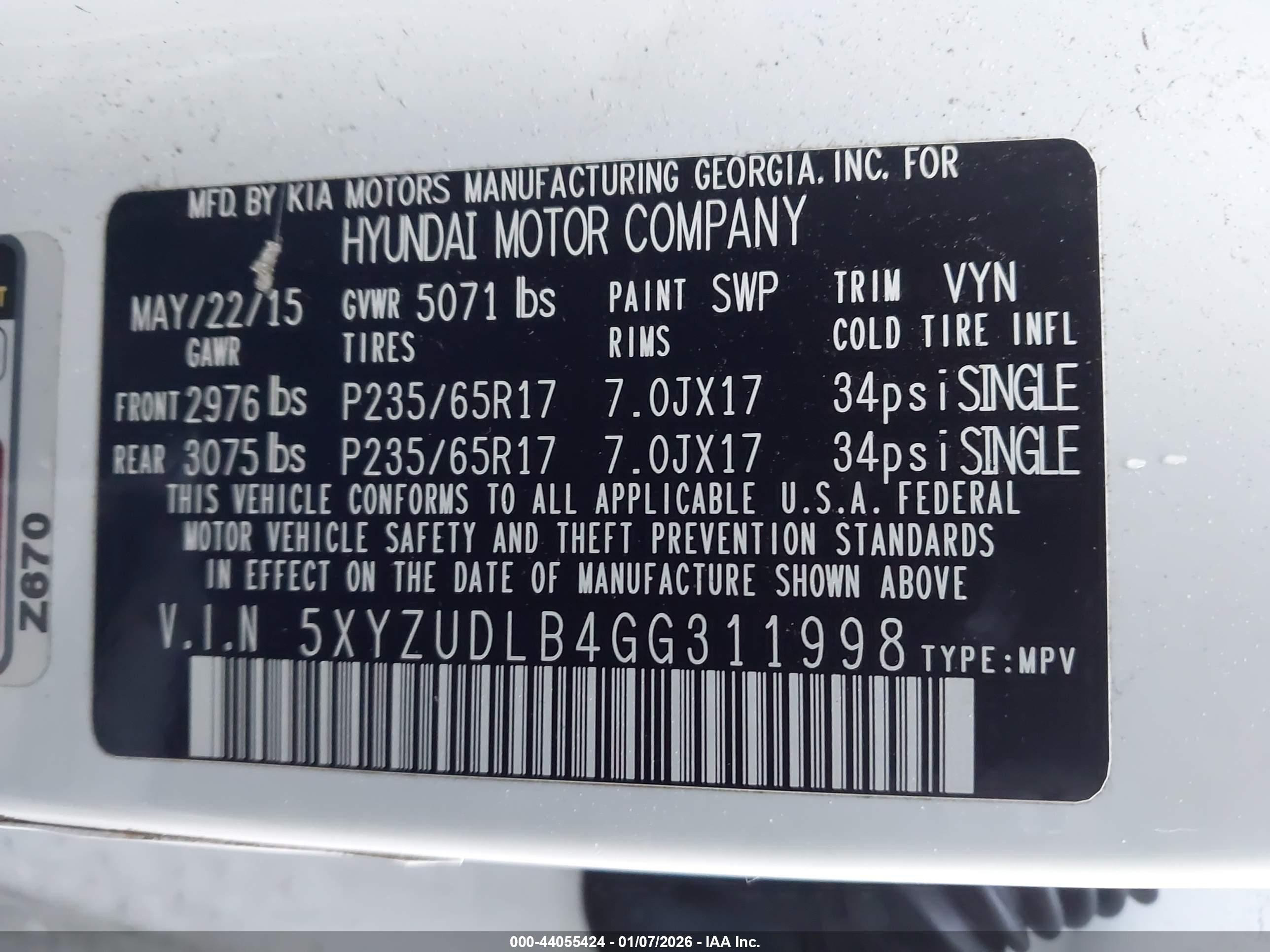 HYUNDAI SANTA image 9