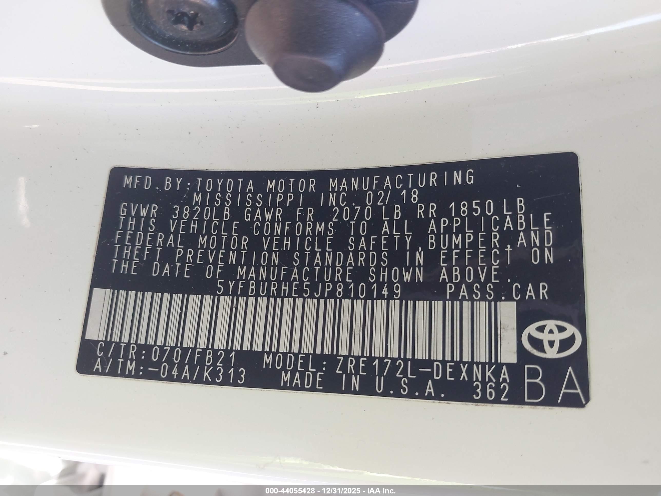 TOYOTA COROLLA image 9