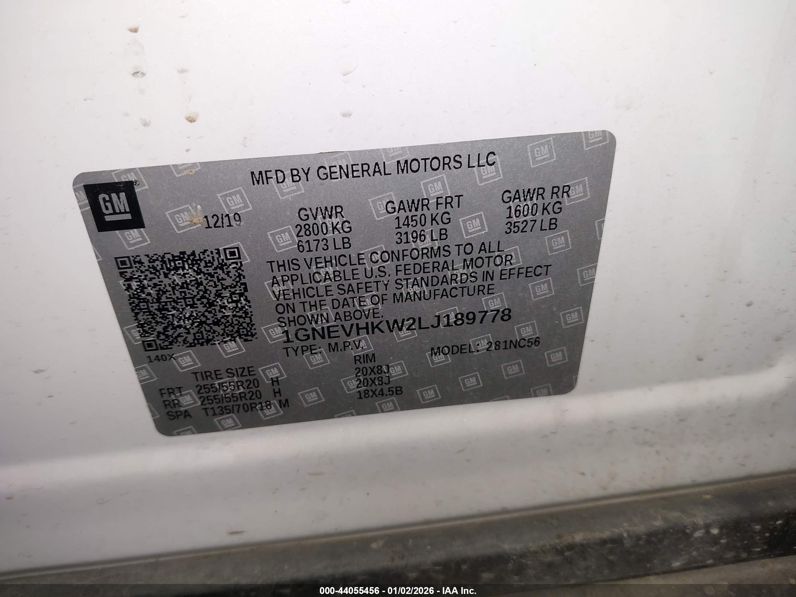 CHEVROLET TRAVERSE image 9