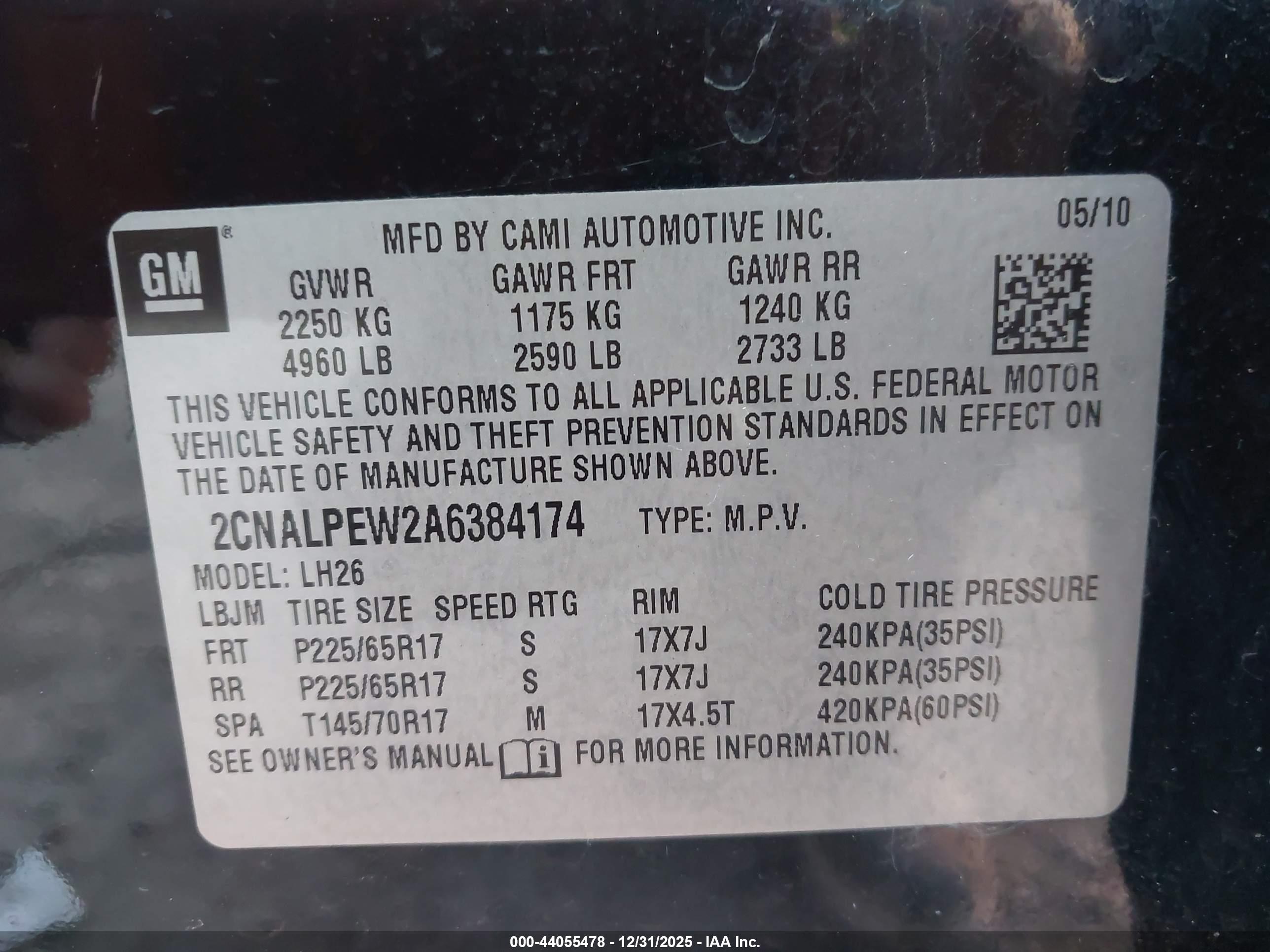 CHEVROLET EQUINOX image 9