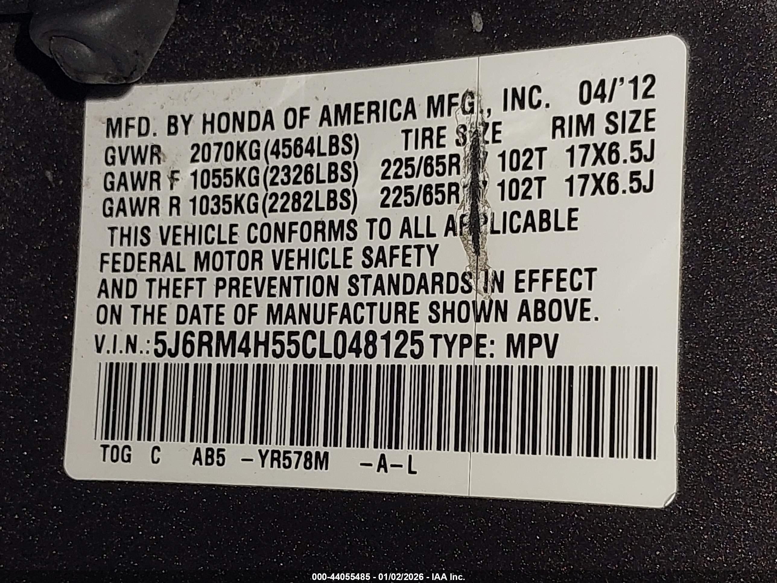 HONDA CR-V image 9