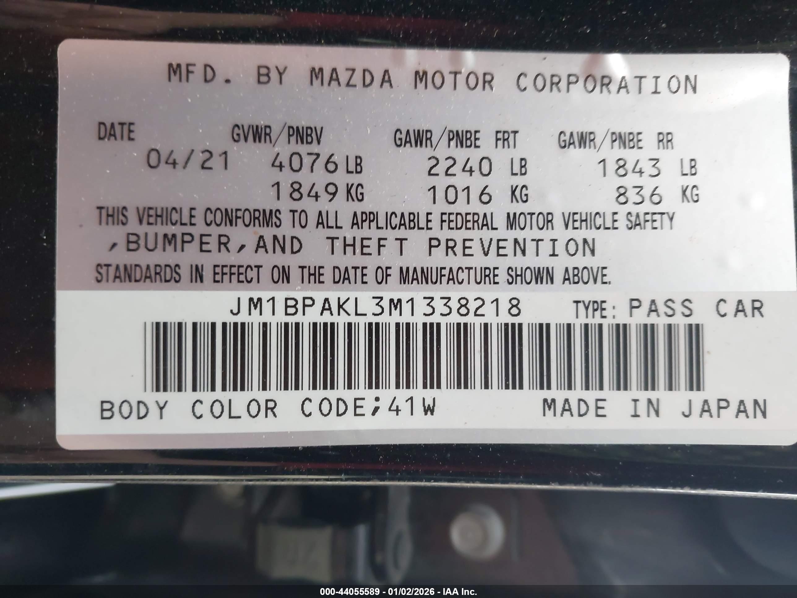 MAZDA MAZDA3 image 9