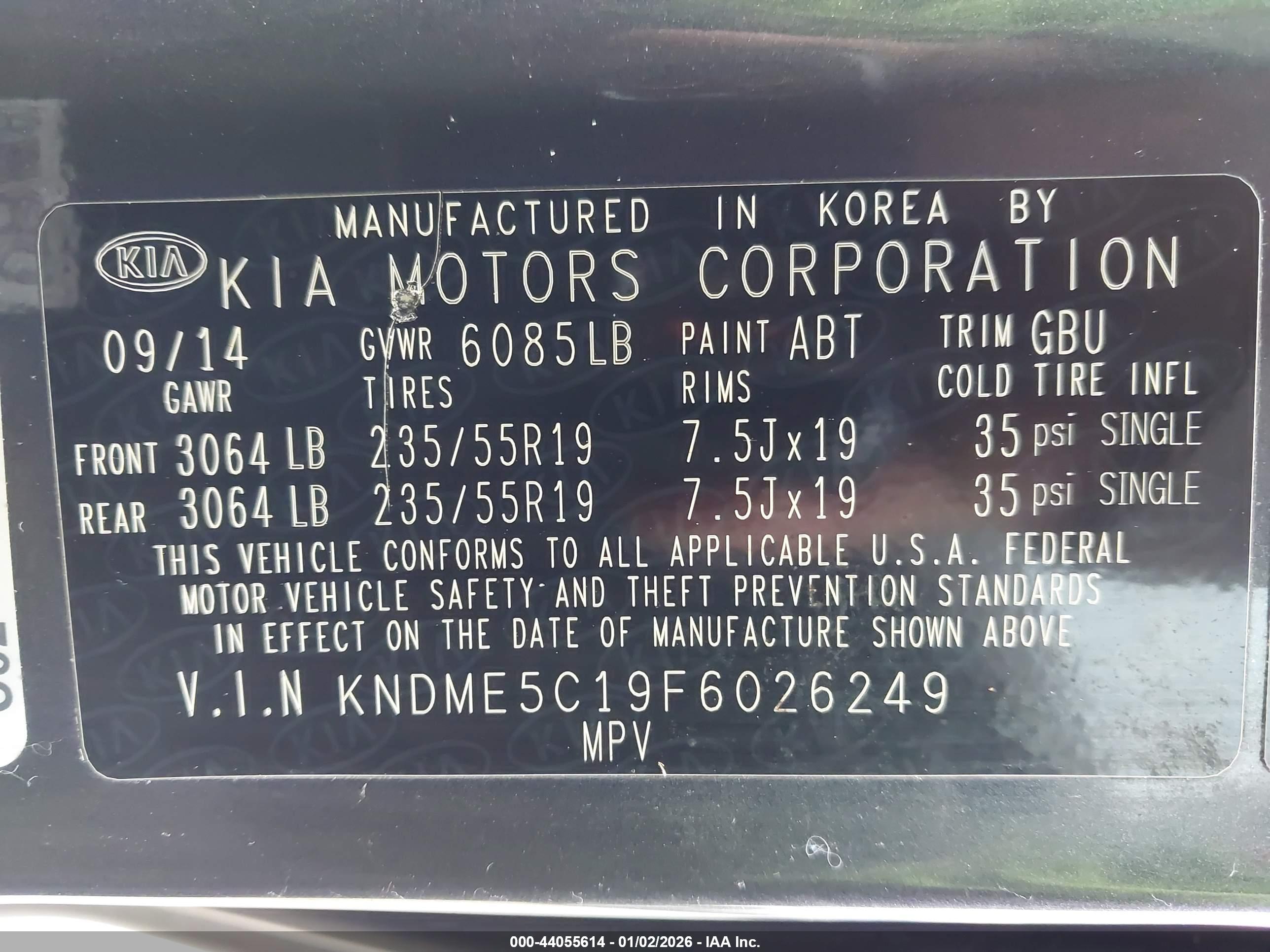 KIA SEDONA image 9