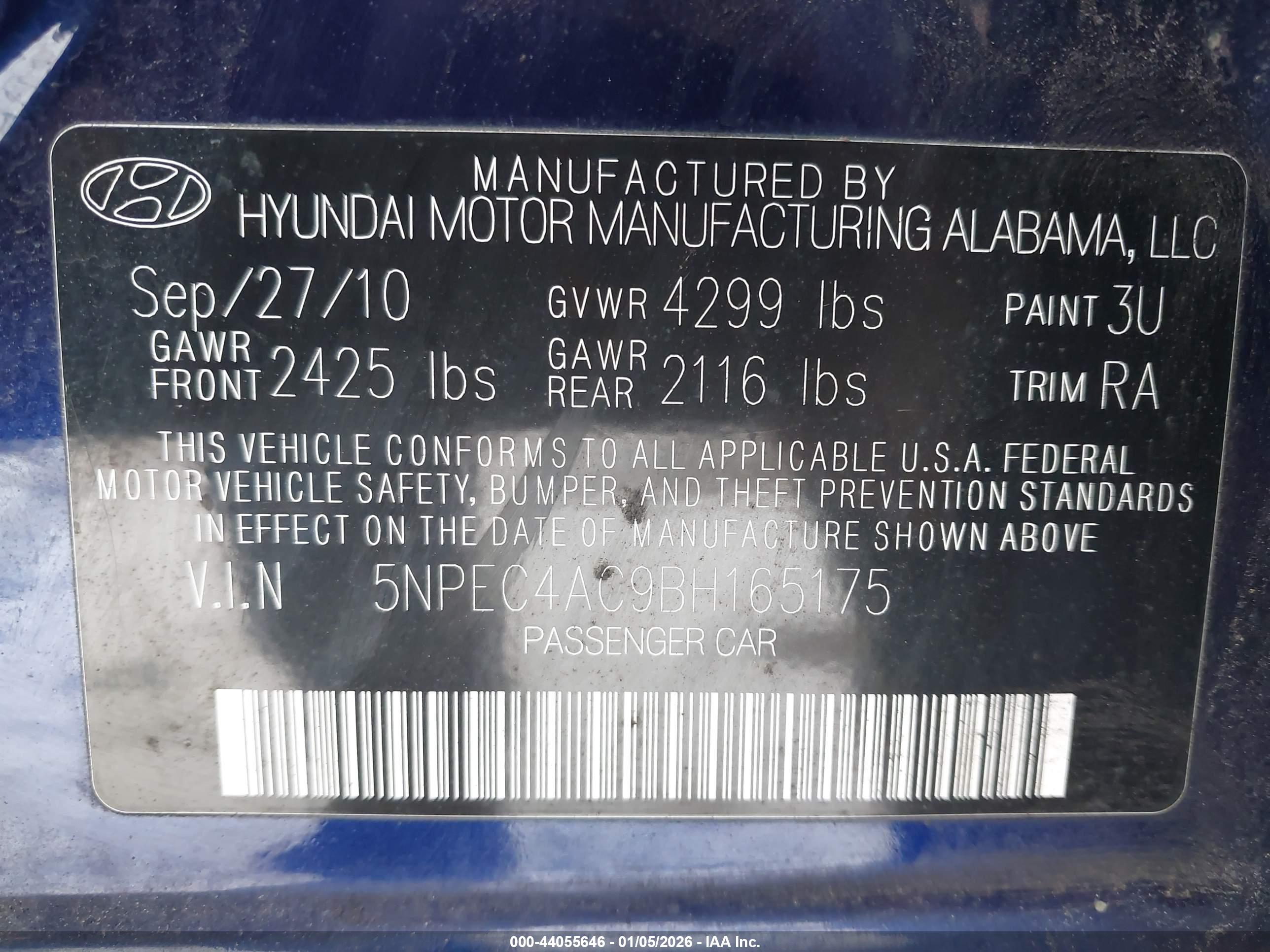 HYUNDAI SONATA image 9