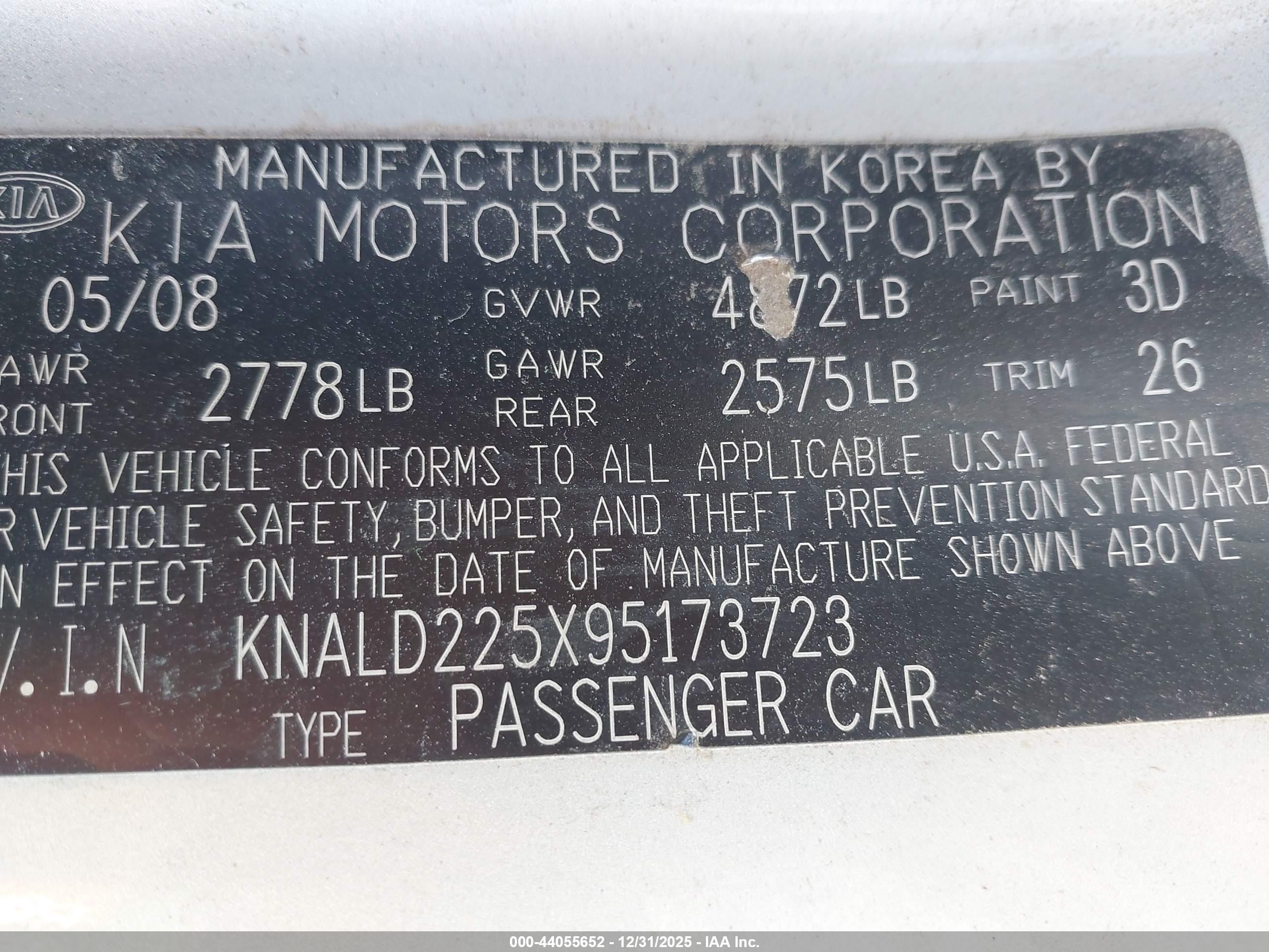 KIA AMANTI image 9