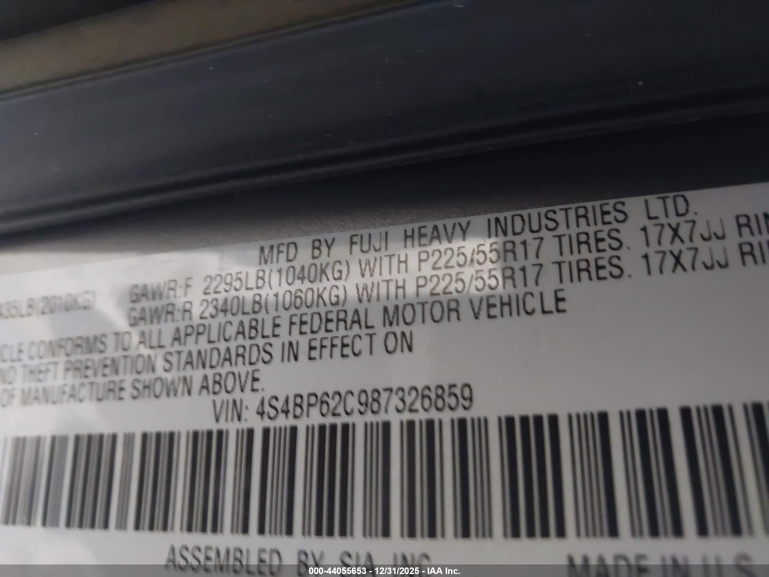 SUBARU OUTBACK image 9
