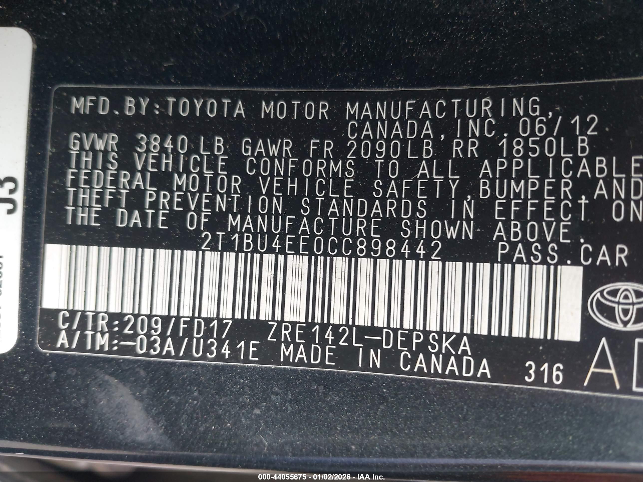 TOYOTA COROLLA image 9
