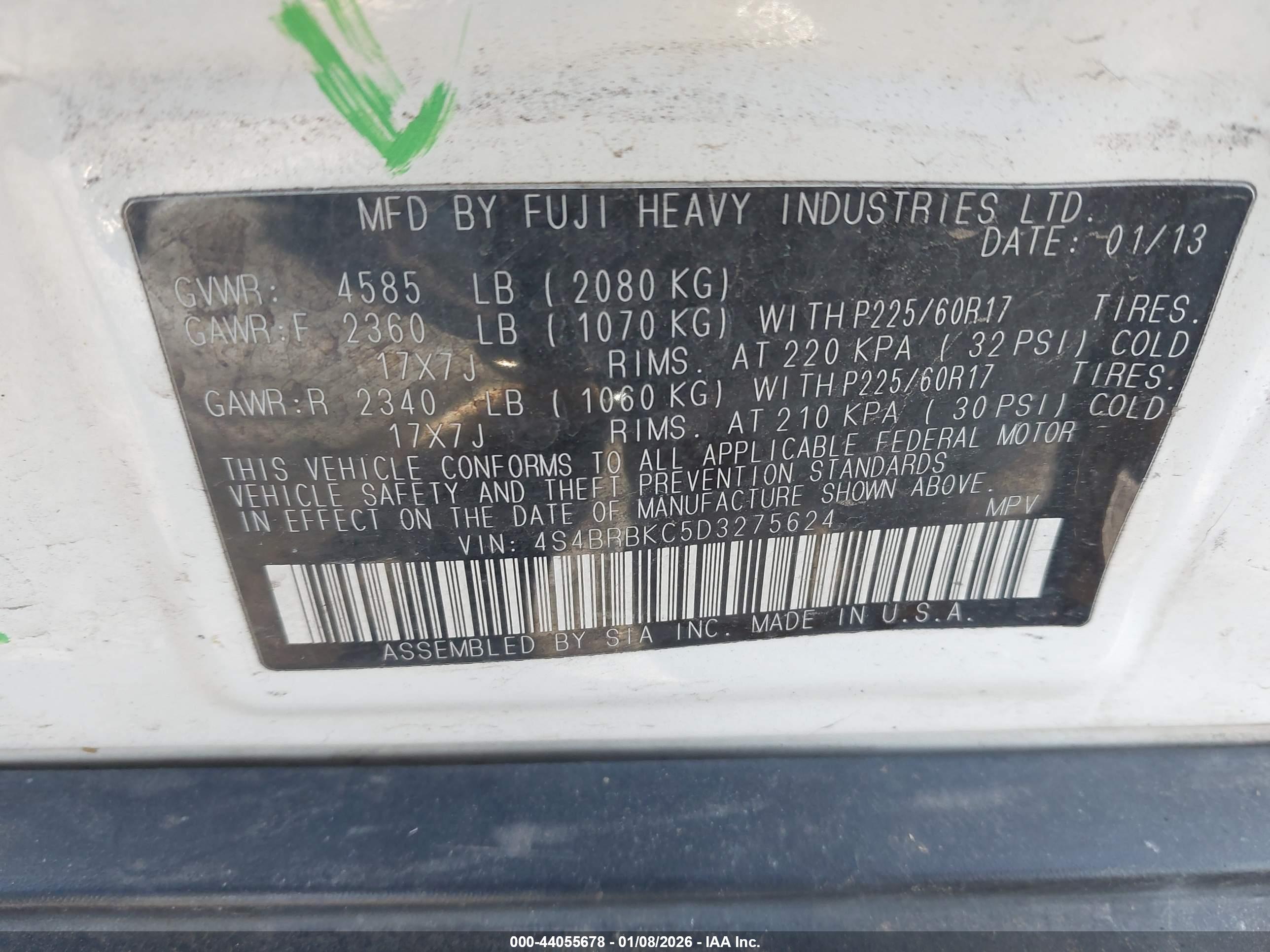 SUBARU OUTBACK image 9