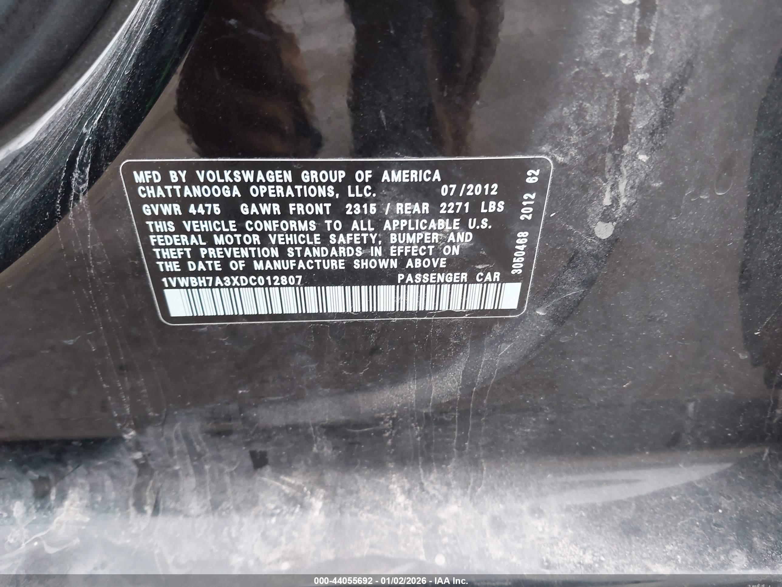 VOLKSWAGEN PASSAT image 9