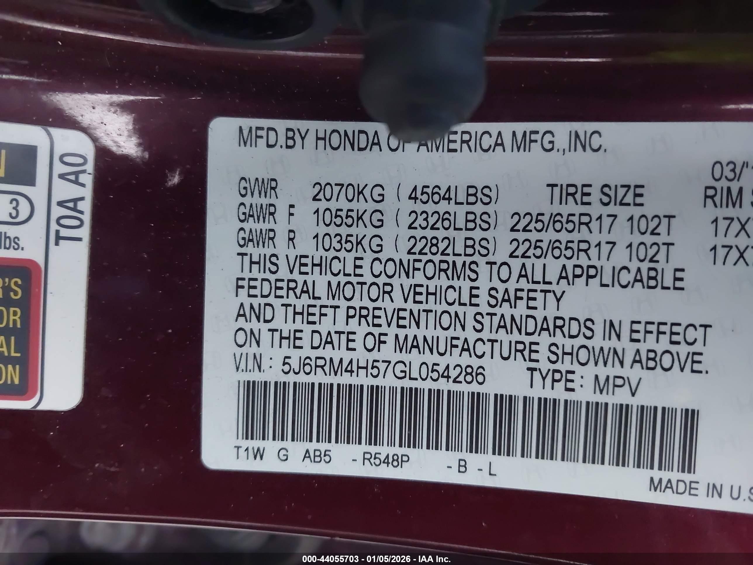 HONDA CR-V image 9