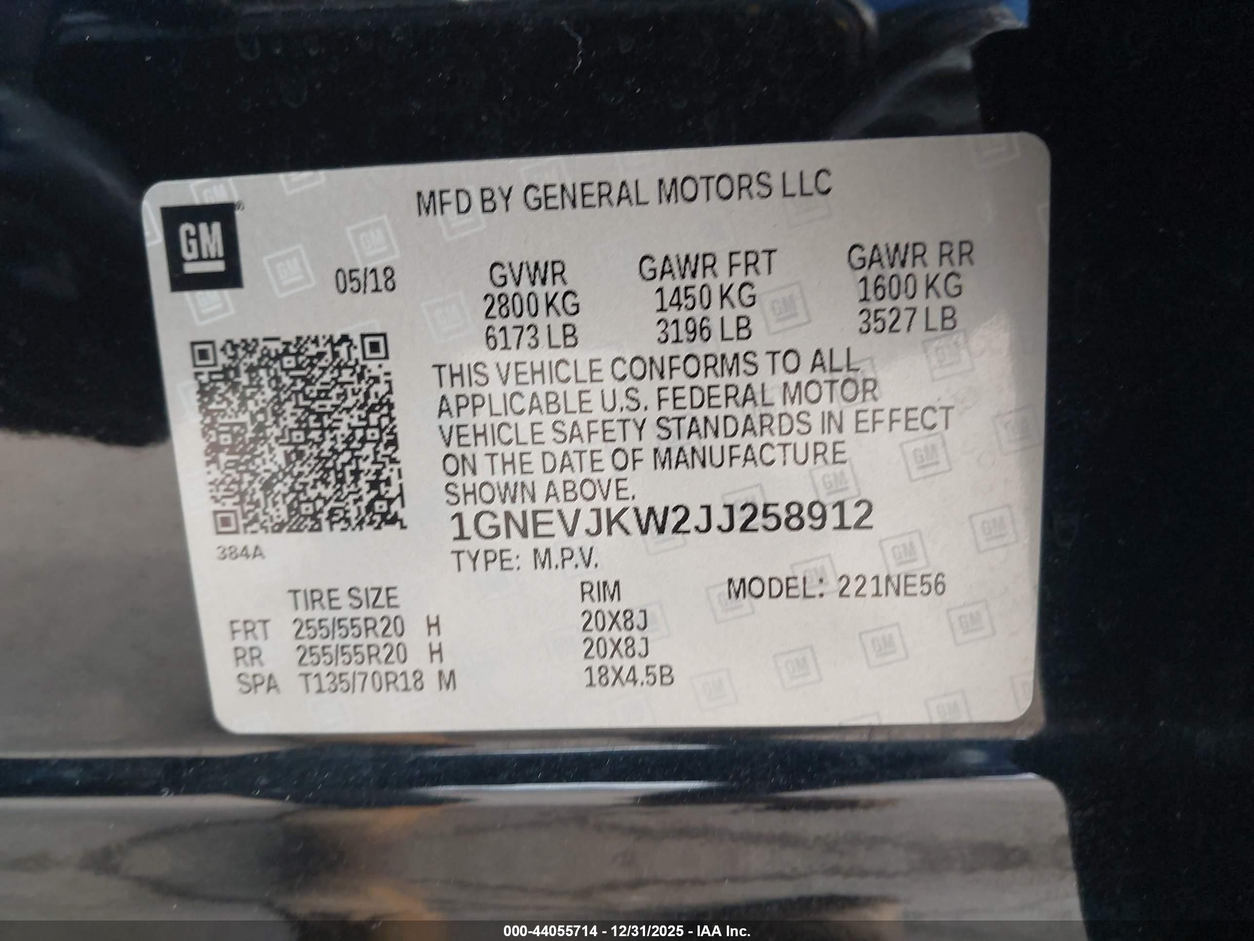 CHEVROLET TRAVERSE image 9