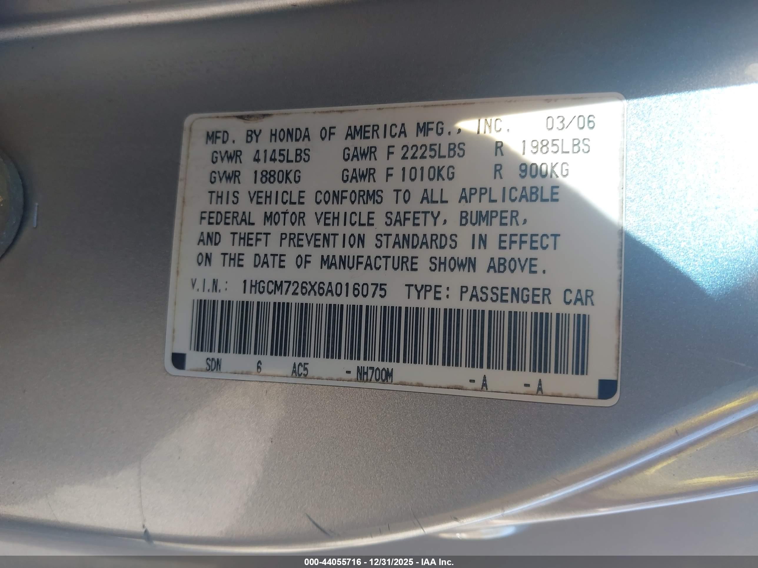 HONDA ACCORD image 9