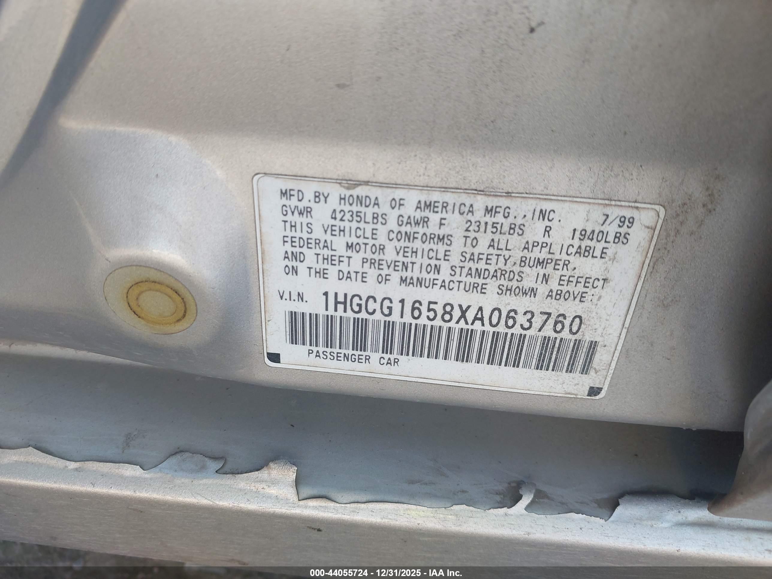 HONDA ACCORD image 9