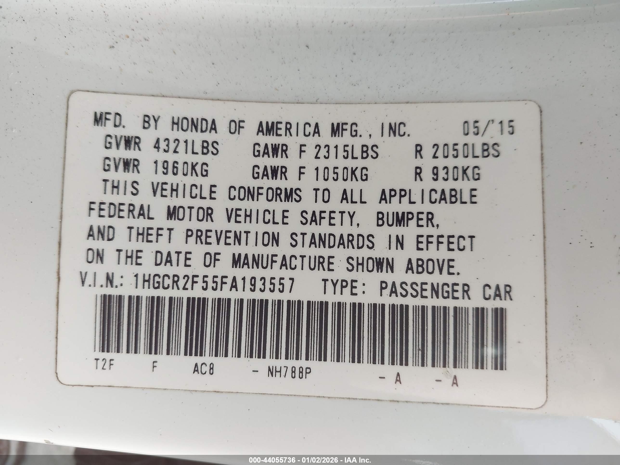 HONDA ACCORD image 9