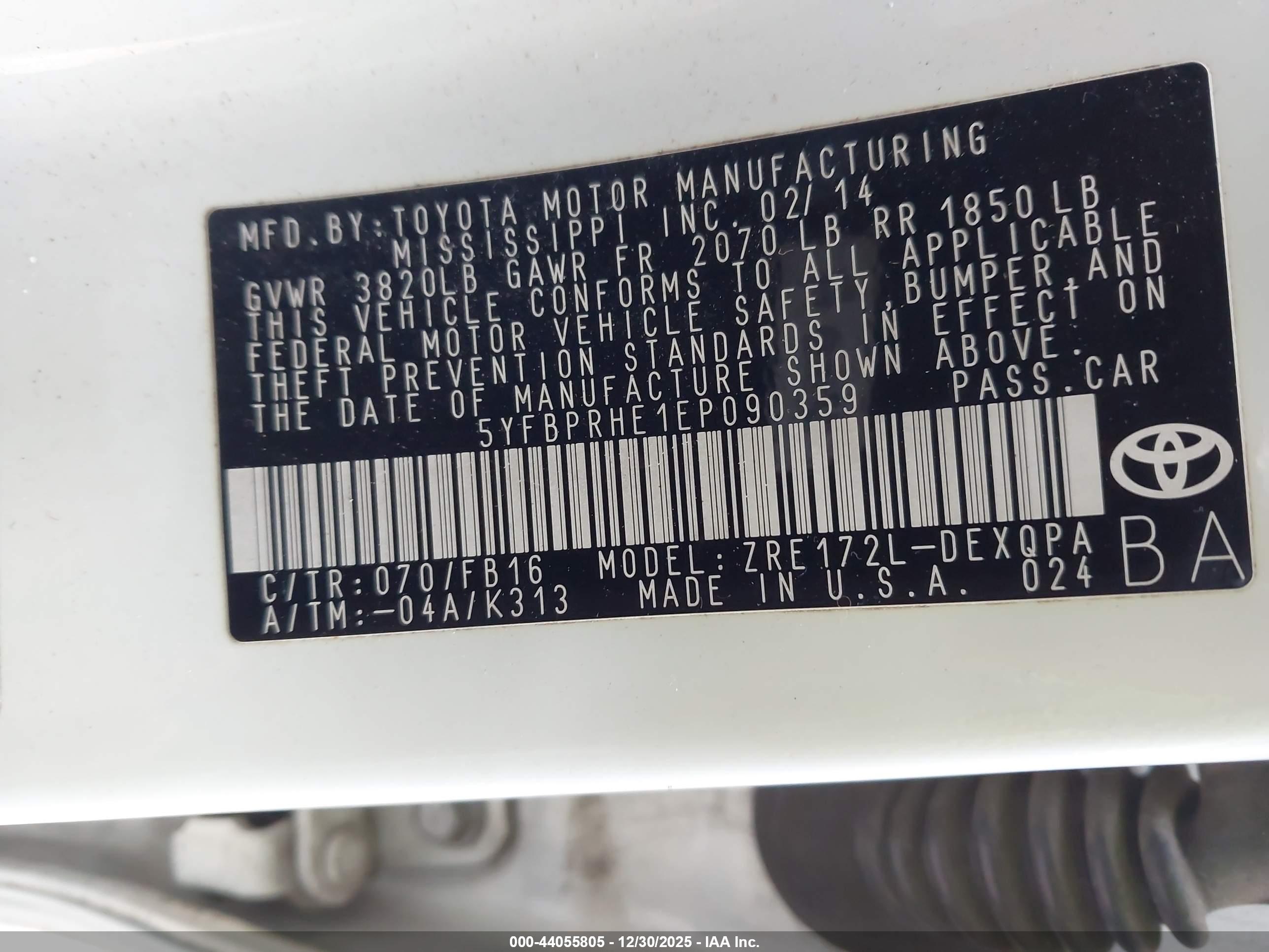 TOYOTA COROLLA image 9