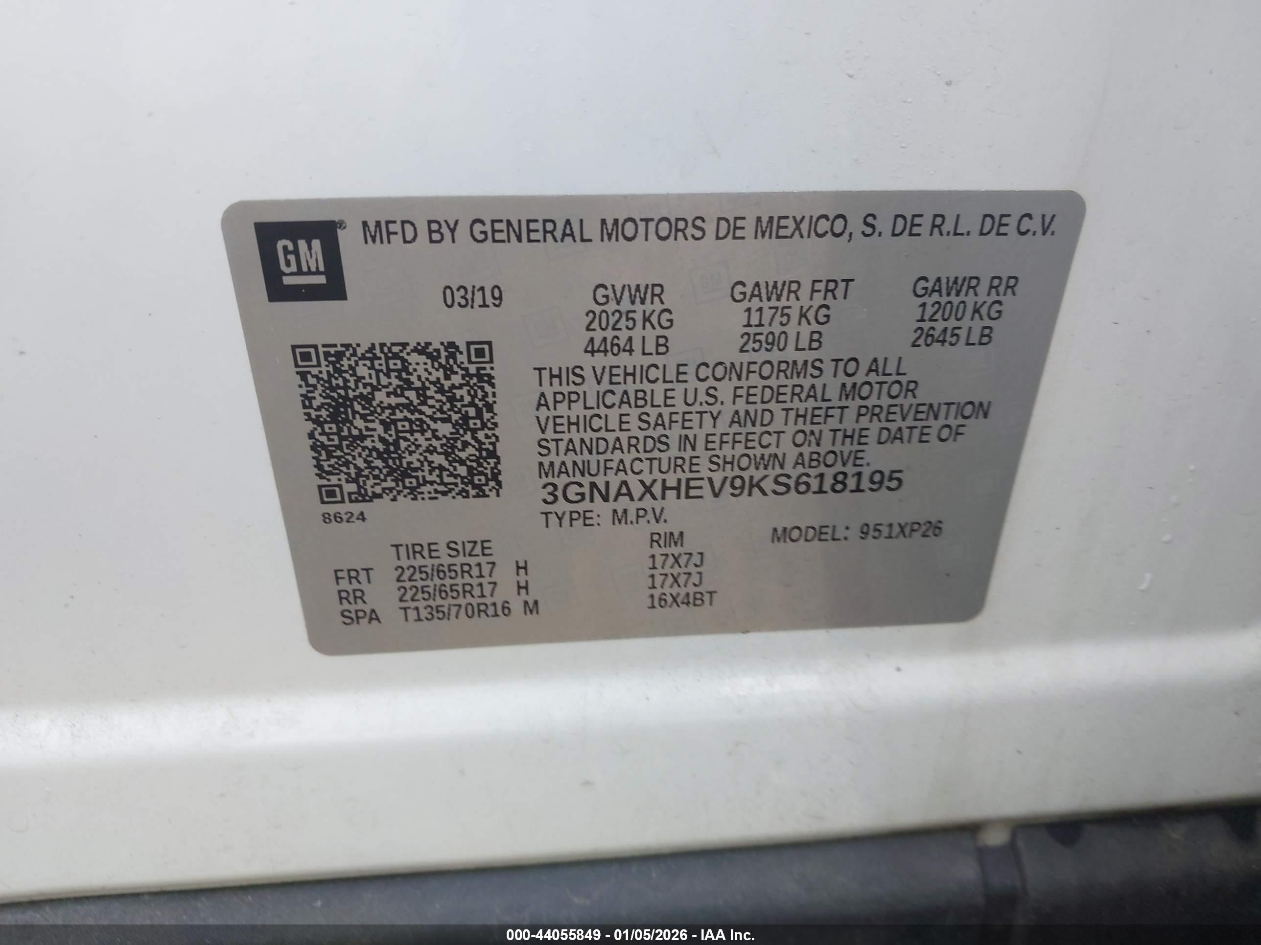 CHEVROLET EQUINOX image 9