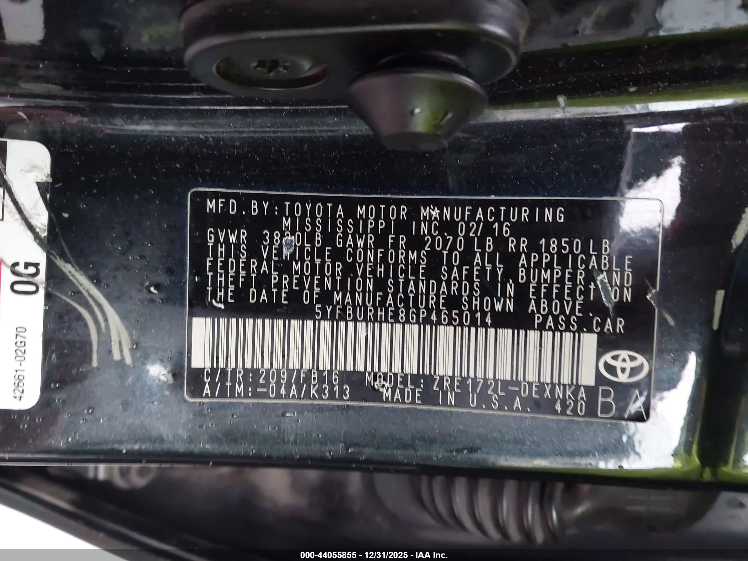 TOYOTA COROLLA image 9